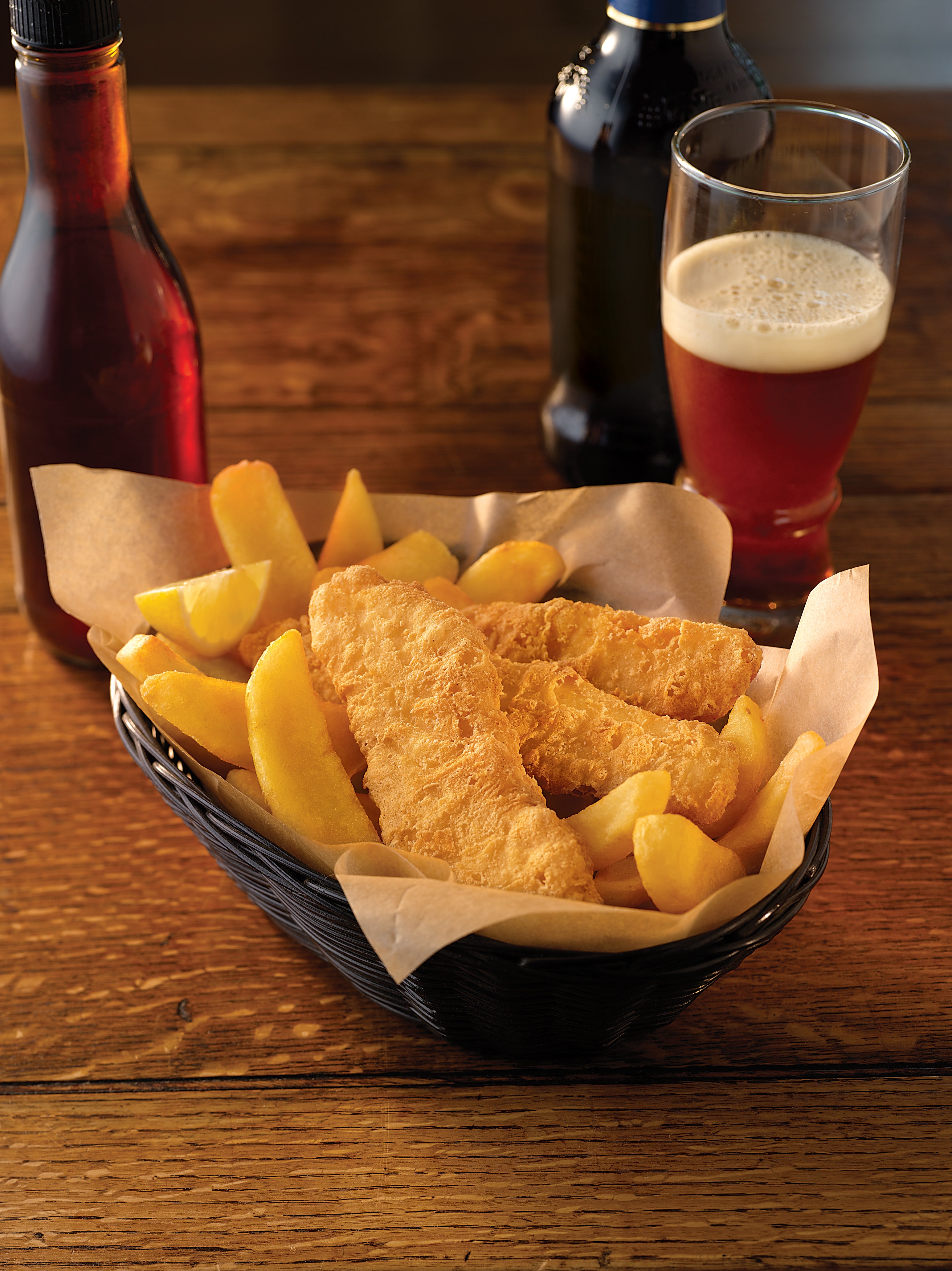Pubhouse® Golden Ale Beer Battered Haddock10 Pound Each - 1 Per Case.