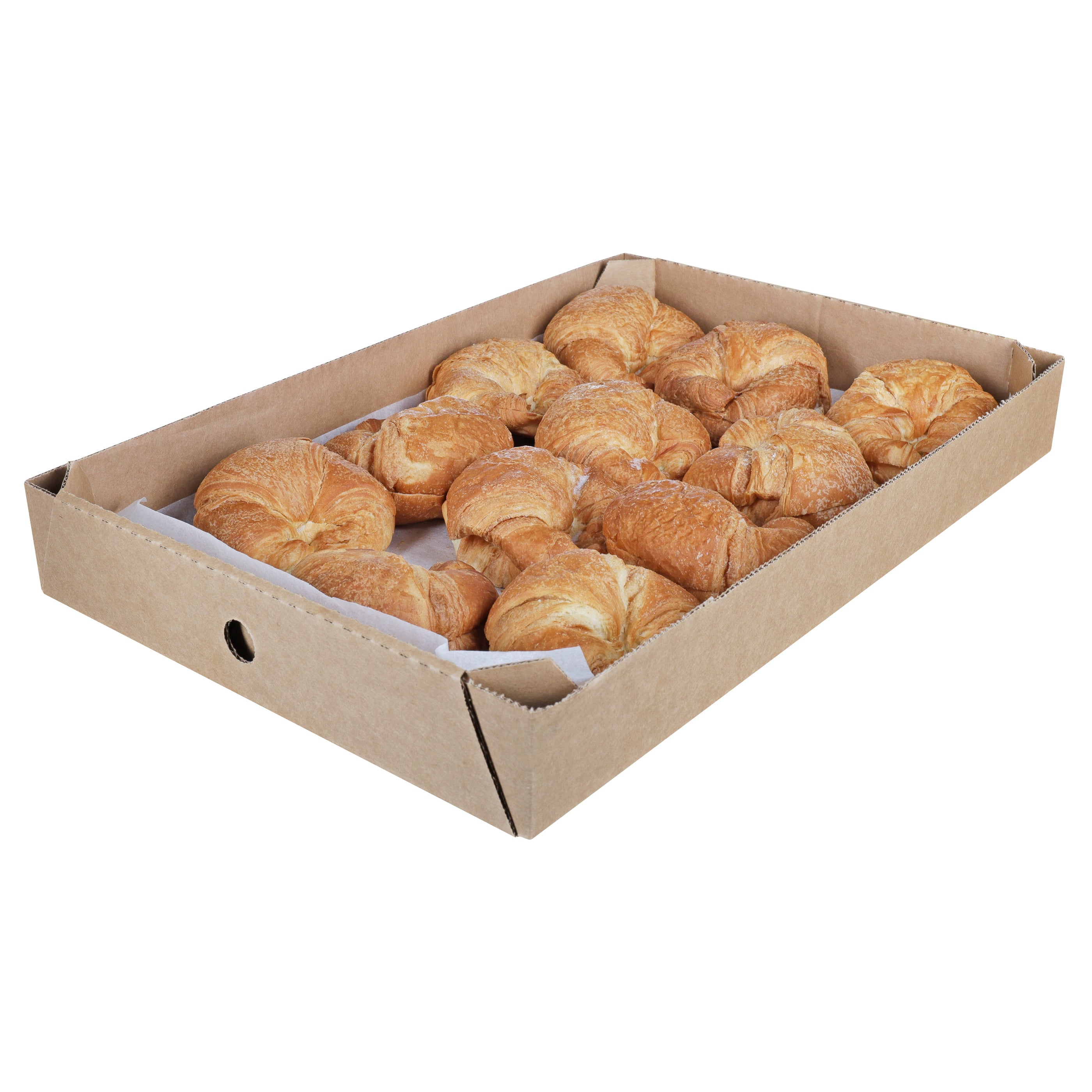 Croissant Butter Curved Sliced 3 Ounce Size - 48 Per Case.