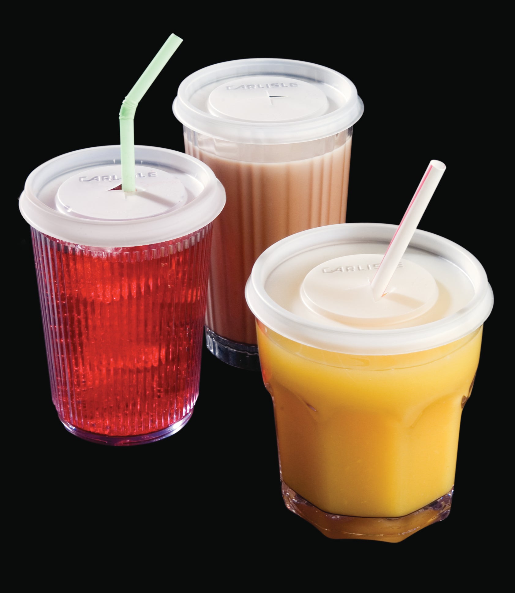 Carlisle Lid Fits Stackable Tumblers 8" 3.18 In - 1000 Per Case.