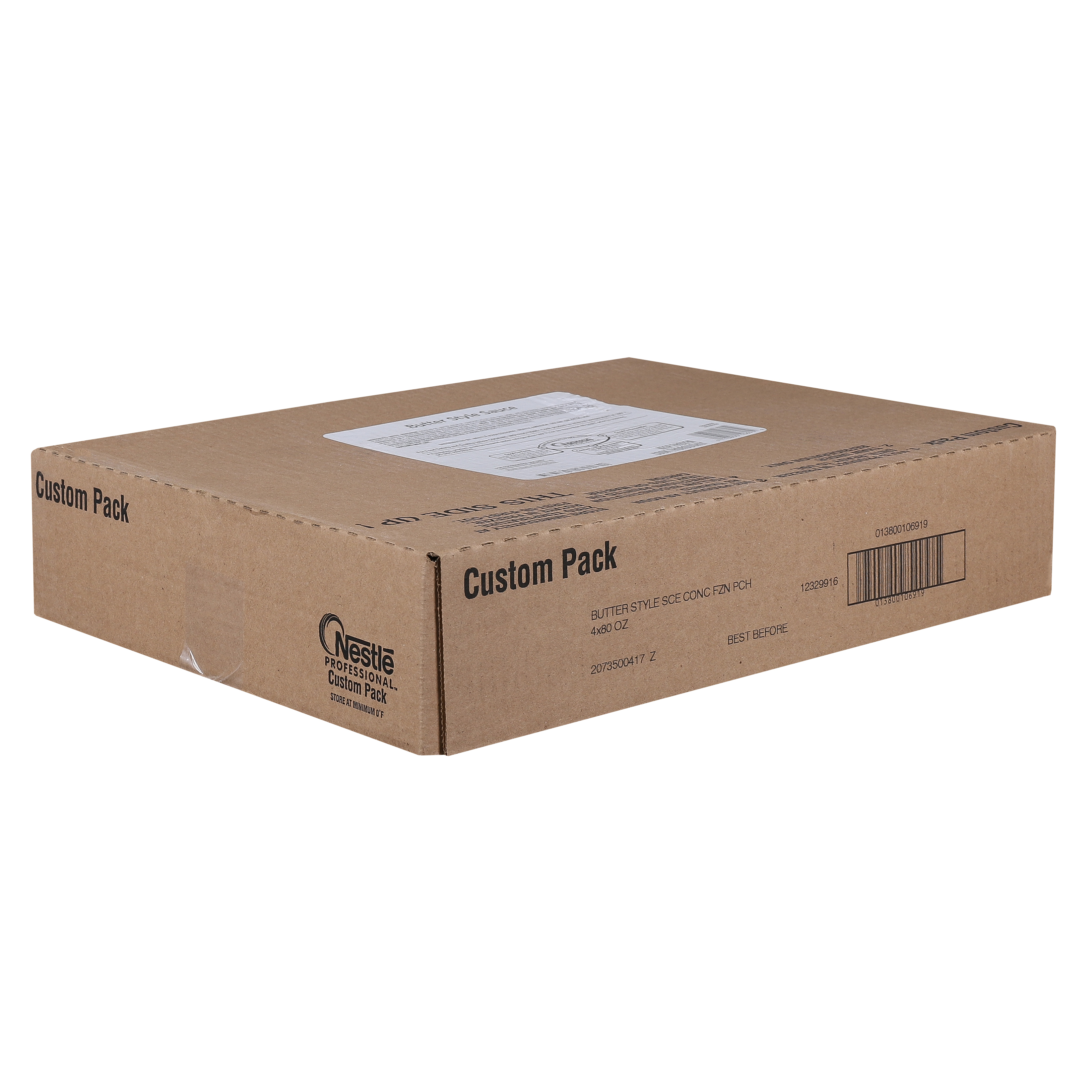 Nestle Non-Exclusive Butter Style Sauce Concentrate Pouches 5 Pound Each - 4 Per Case.