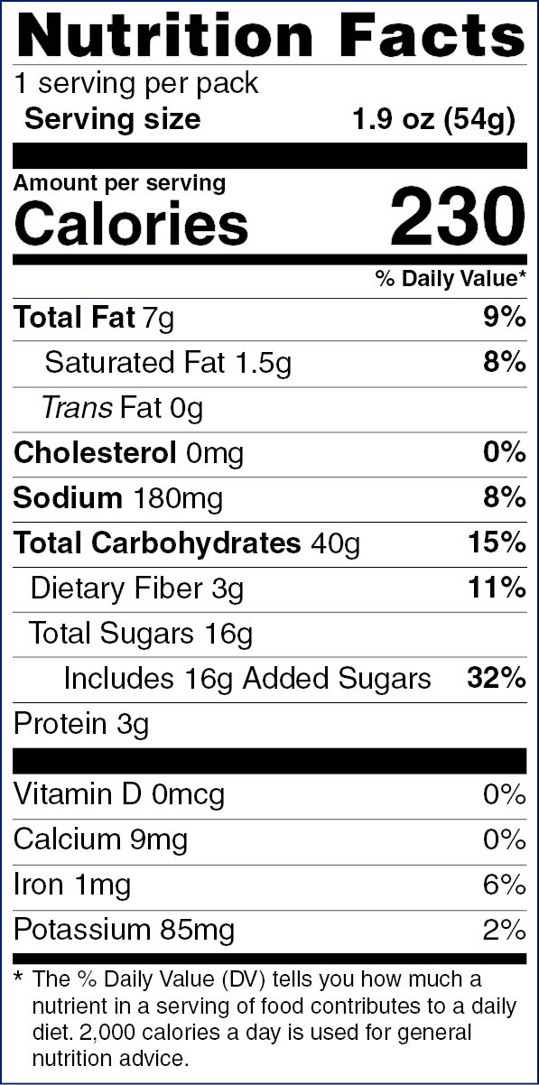 Appleways Whole Grain Chocolate Chip Waffle Snaps 1 Each - 180 Per Case.