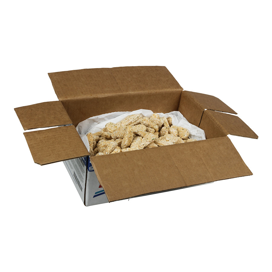 Jal Slice Xtremers Breaded Seafood & Crab Cheesebites With Jalapeno Peppers 10 Pound Each - 1 Per Case.