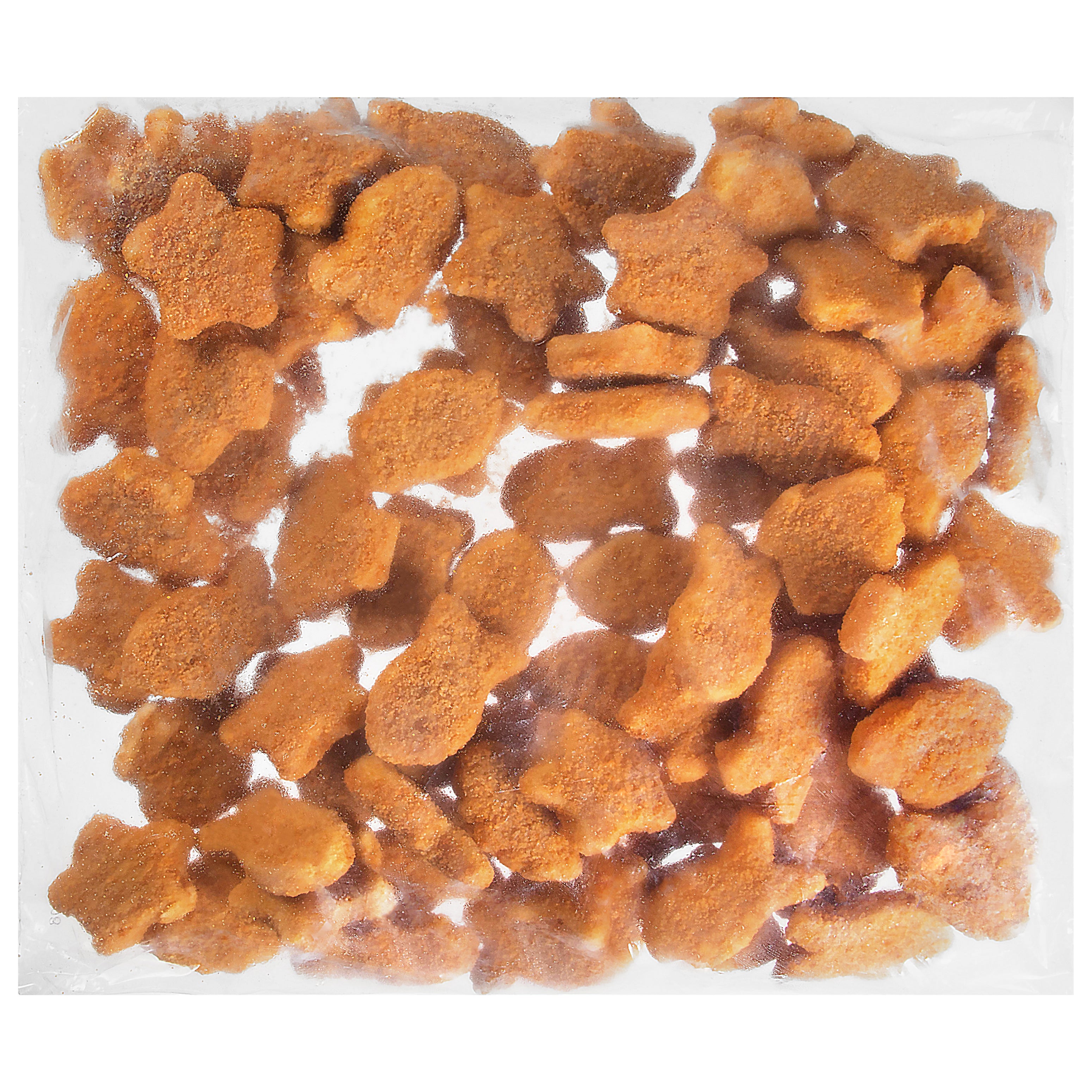 Ocean Treasures Oven Ready Pollock Whole Grain Child Nutrition 10 Pound Each - 1 Per Case.