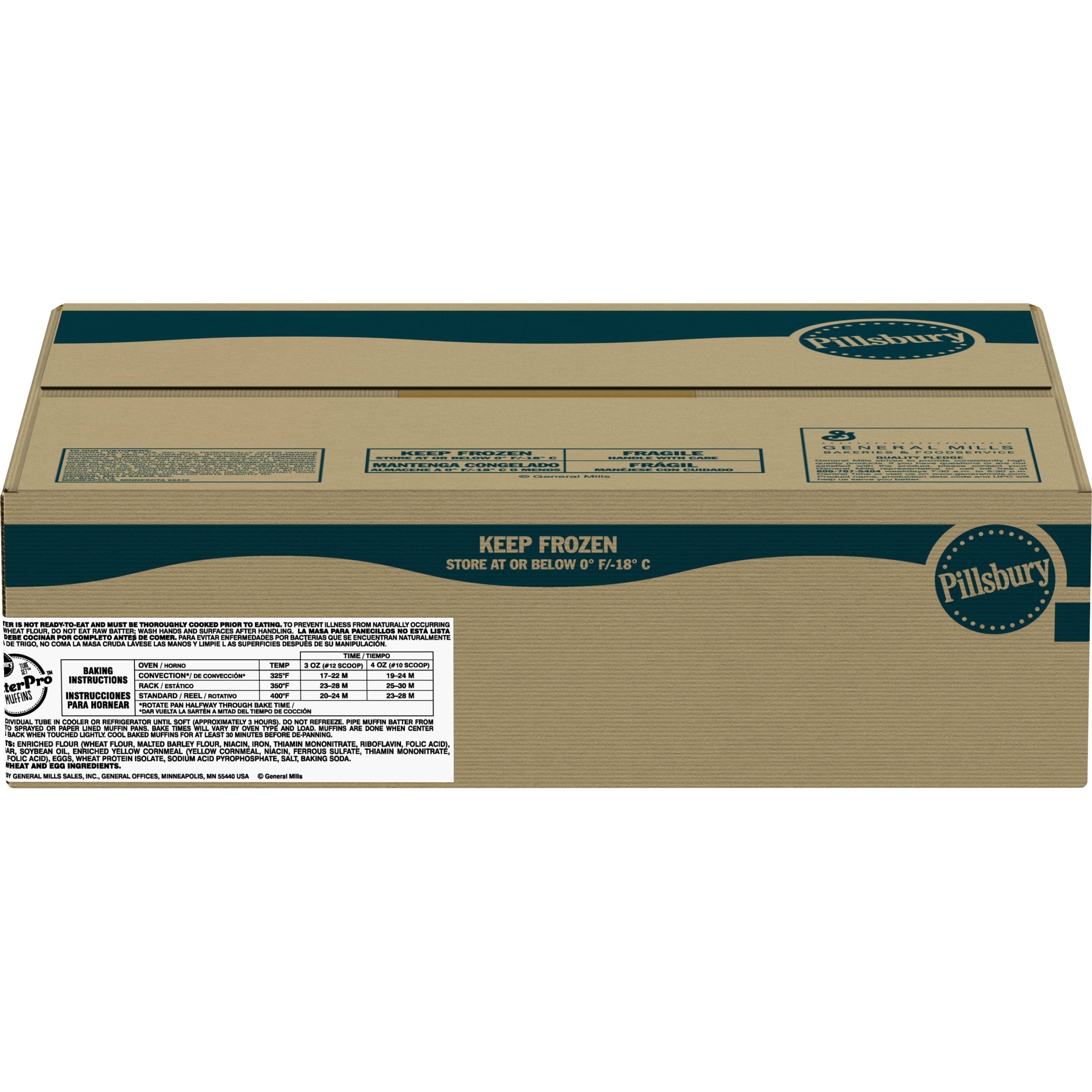 Pillsbury™ Tubeset™ Muffin Batter Cornmuffin 3 Pound Each - 6 Per Case.