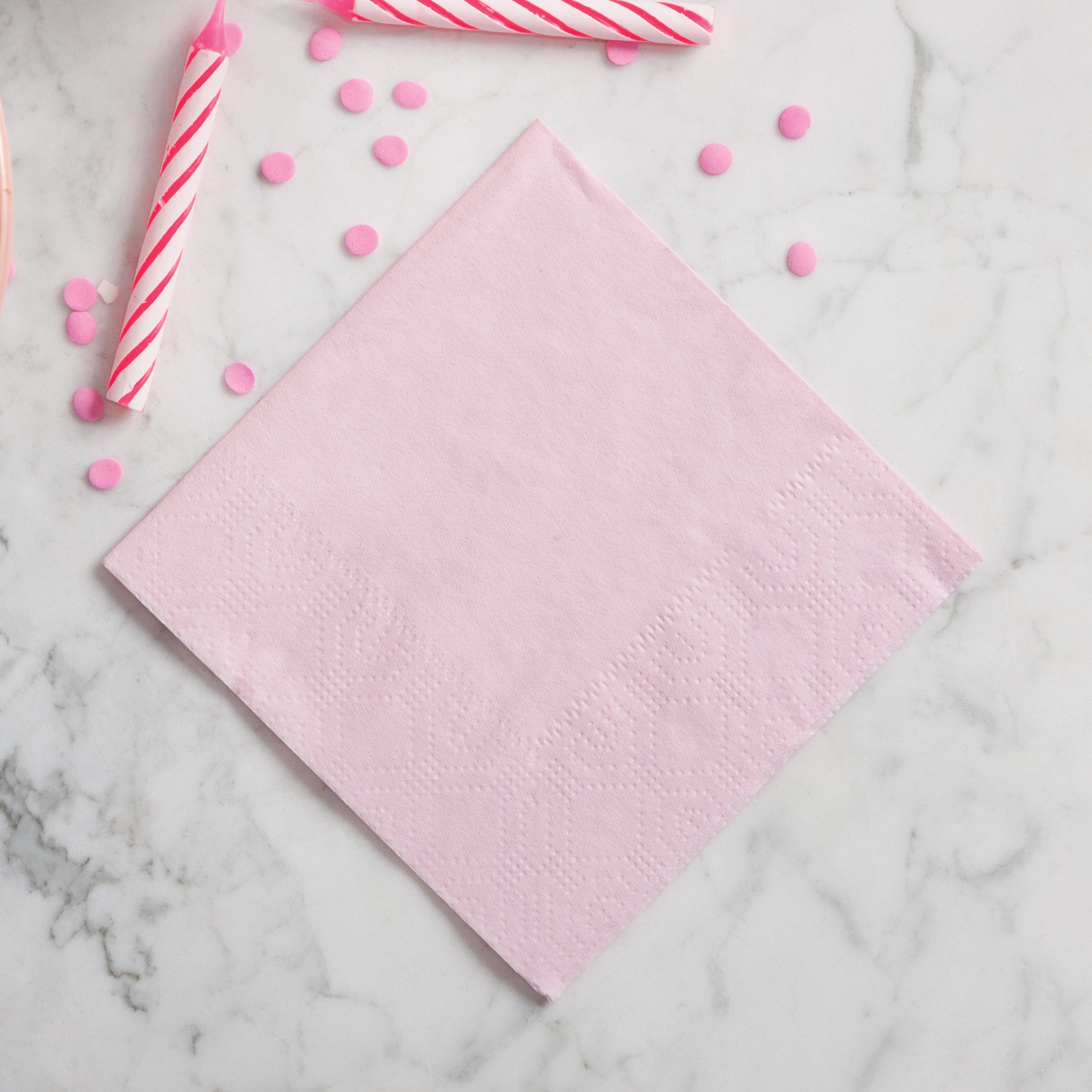 Napkin Beverage Pink Ply Fold 250 Each - 4 Per Case.