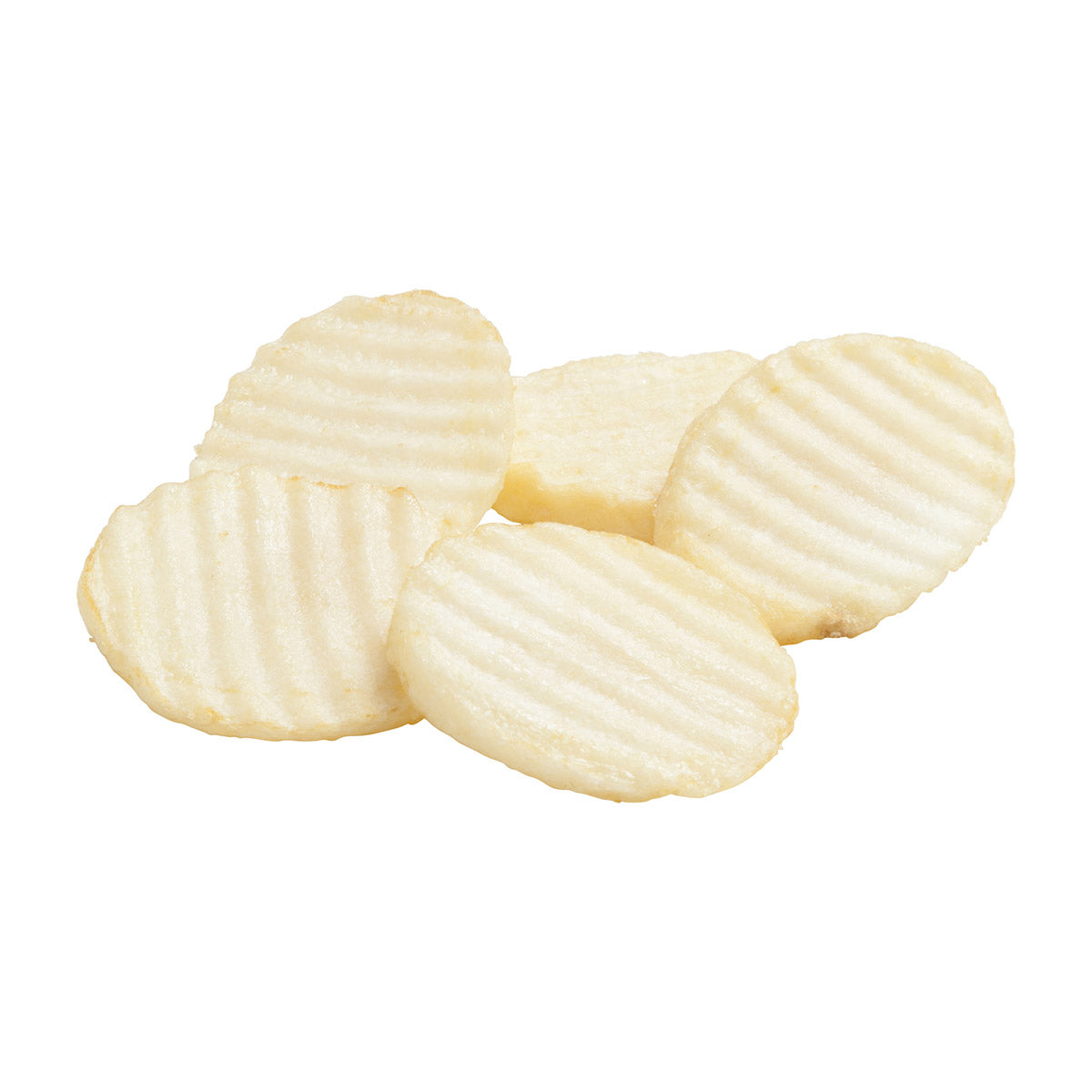 Simplot Traditional 4" Cottage Crinkle Cutslices Skin On 5 Pound Each - 6 Per Case.