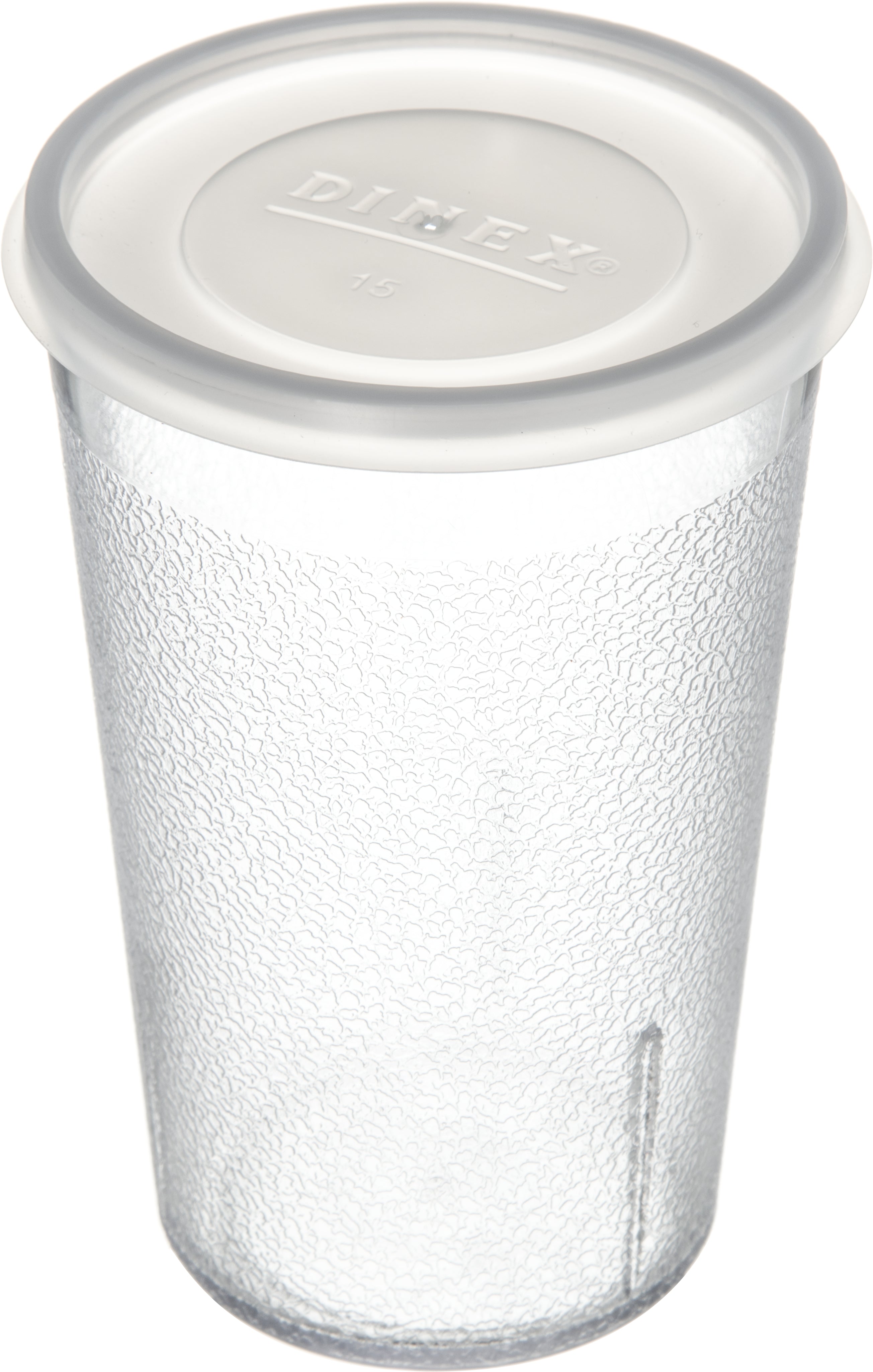 Dinex Translucent Tumbler Lid Translucent 2.99 In - 1000 Per Case.