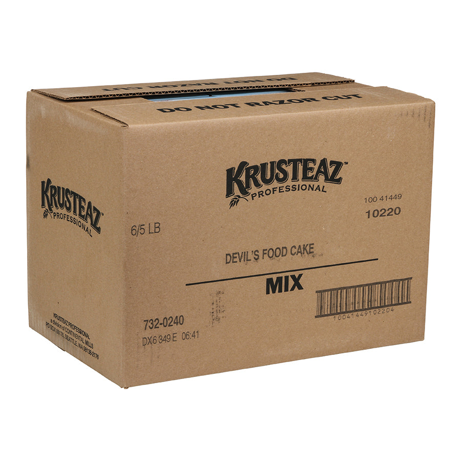 Krusteaz Professional Devil's Food Cake Mix 5 Pound Each - 6 Per Case.