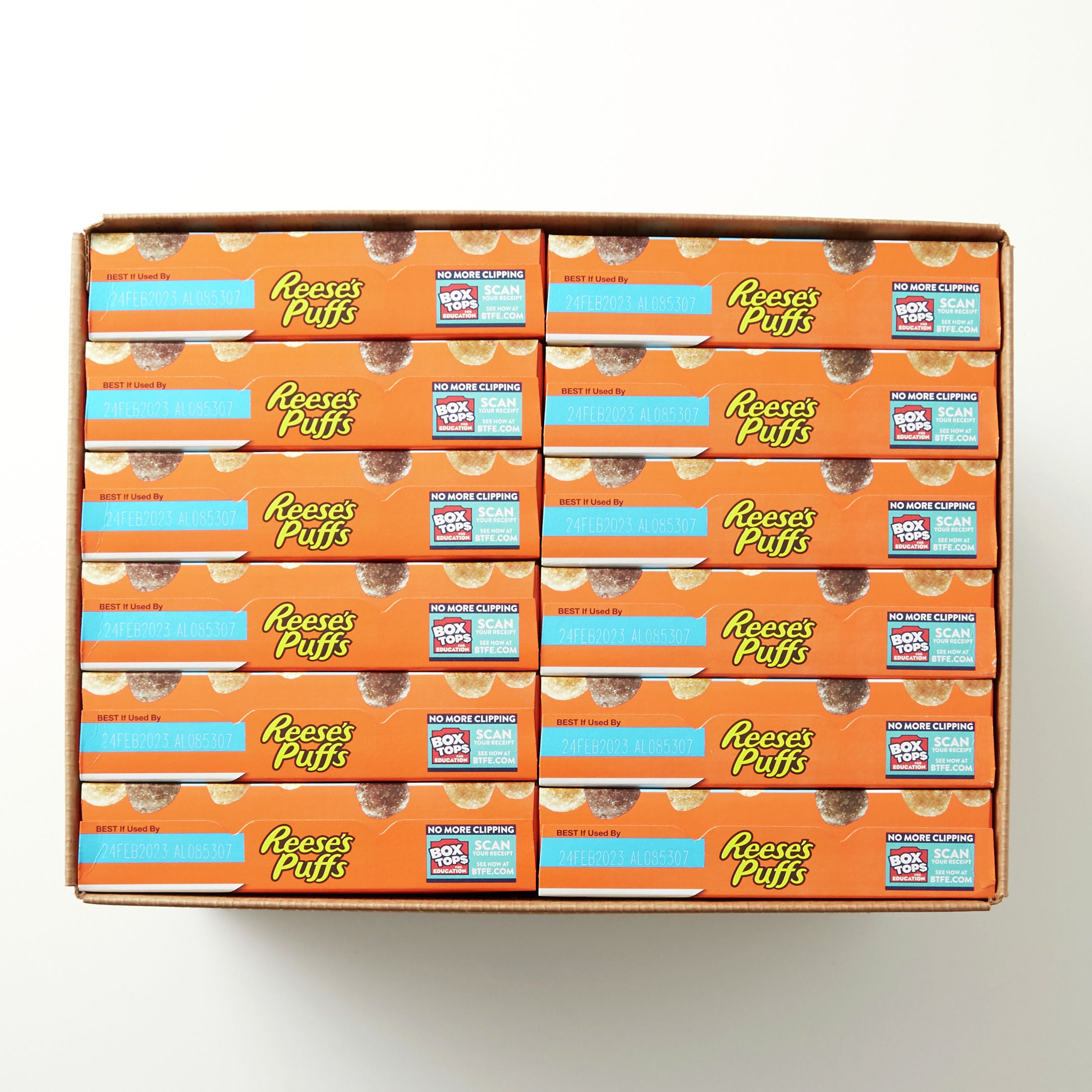 Reese's Peanut Butter Puffs® Cereal 11.5 Ounce Size - 12 Per Case.