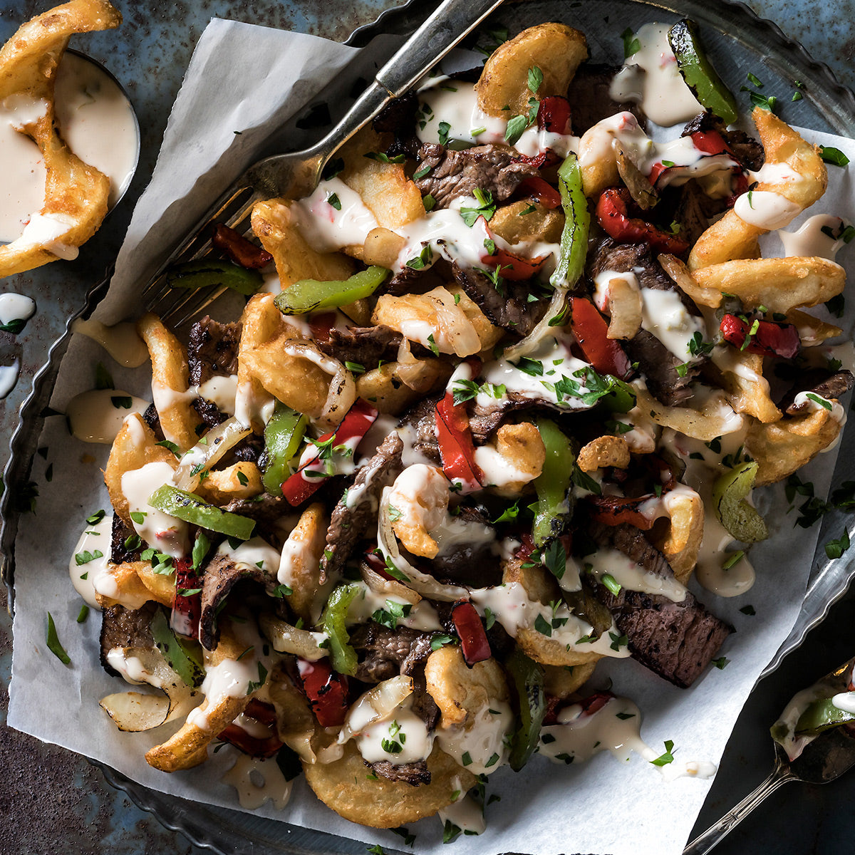 Simplot Sidewinders Fries Bent Arm Ale Brandcraft Beer Batter Original Cut 4 Pound Each - 6 Per Case.