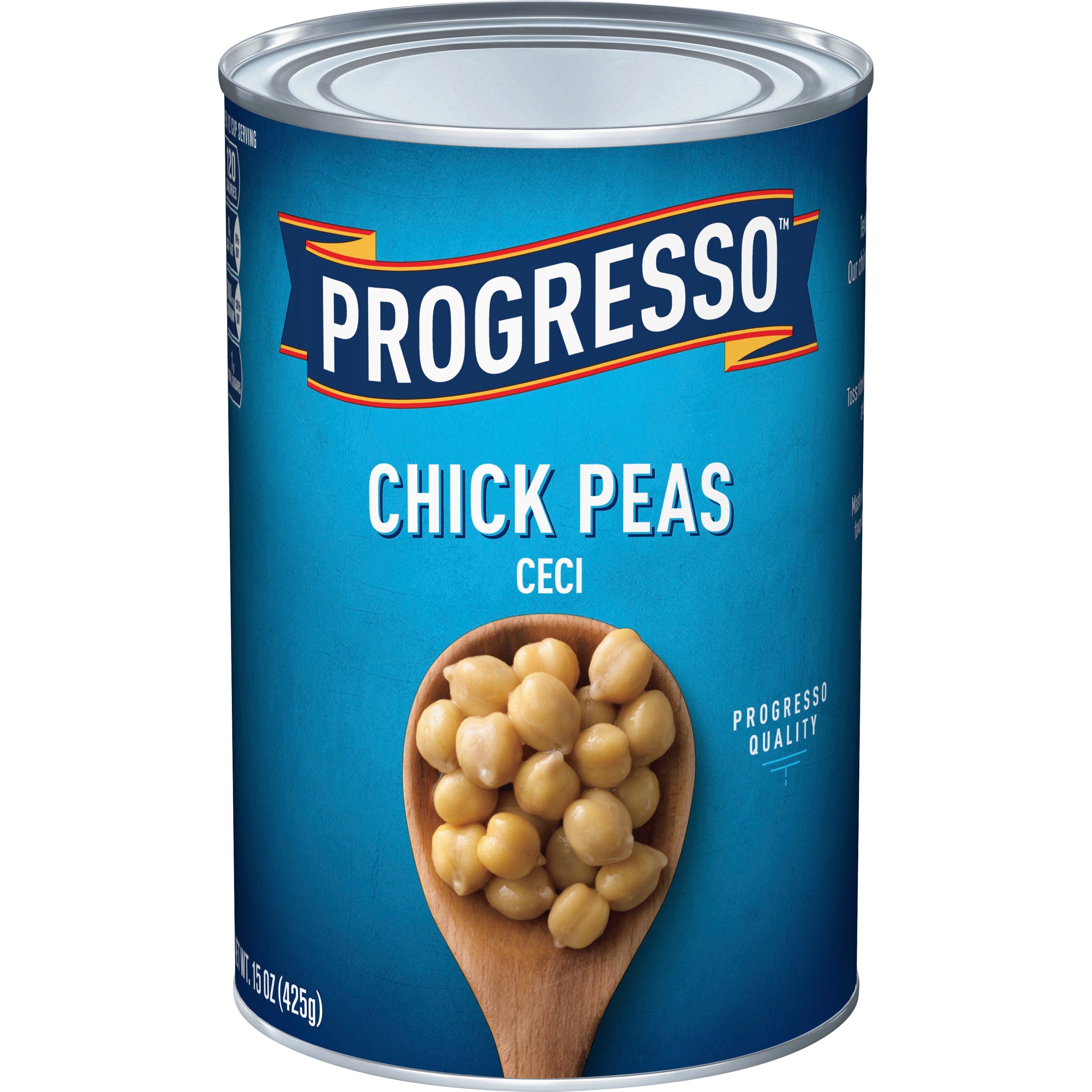 Progresso™ Canned Vegetables Chick Peas 15 Ounce Size - 24 Per Case.