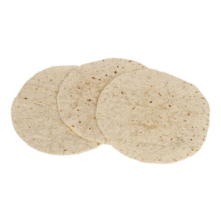 Mission 10" Heat Pressed Flour Tortillas 12 Count Packs - 12 Per Case.