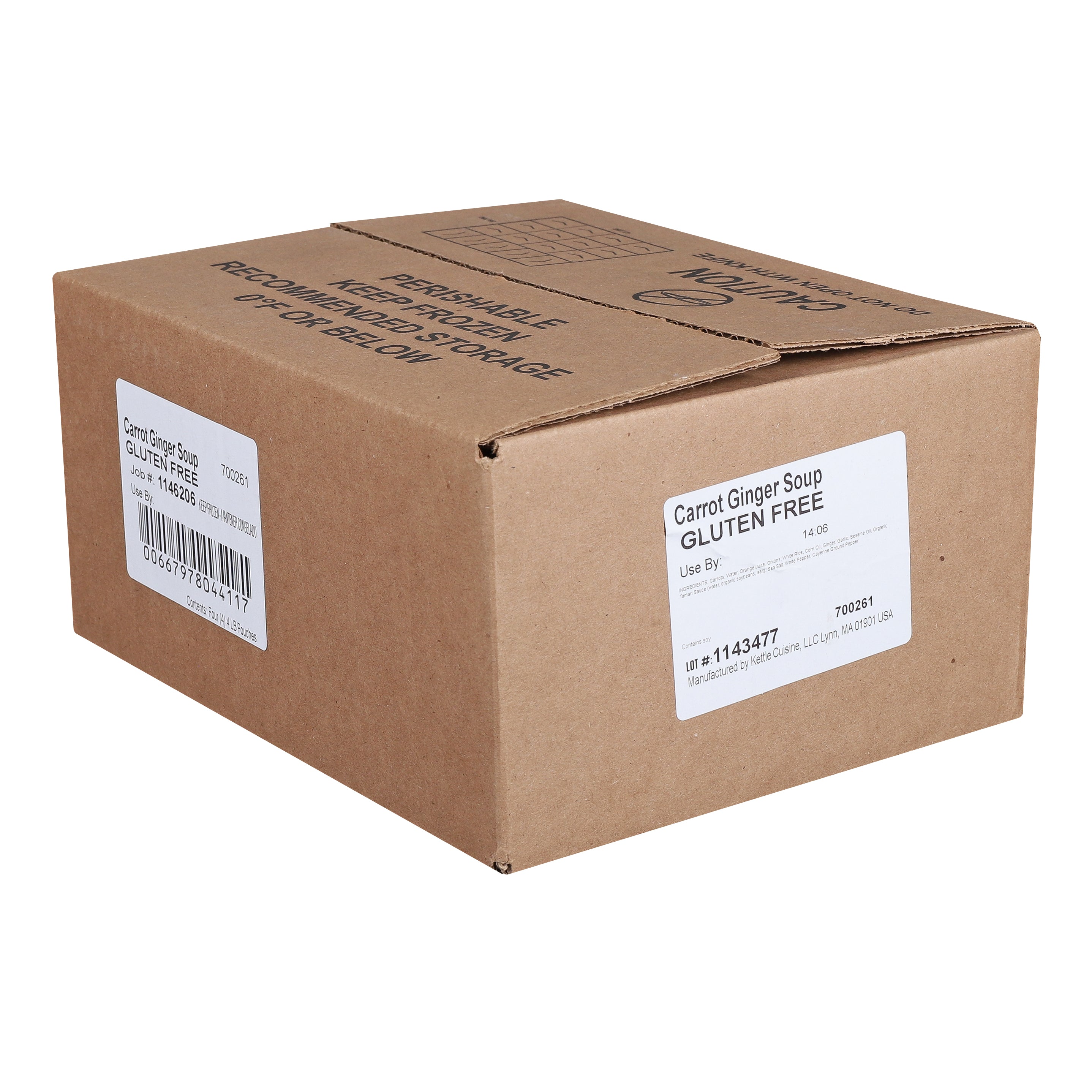 Carrot Ginger Soup 4 Pound Each - 4 Per Case.