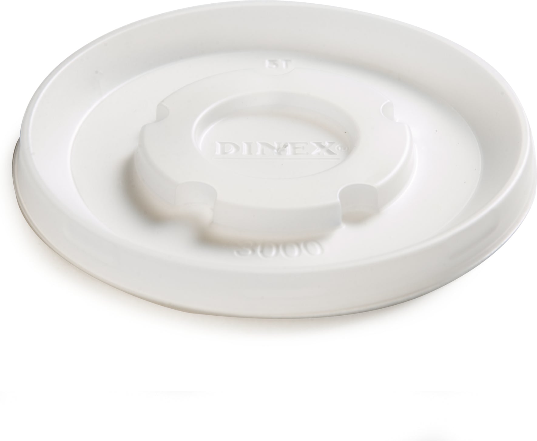 Dinex Lid Translucent, 3.5 Inch, 1500 Per Case