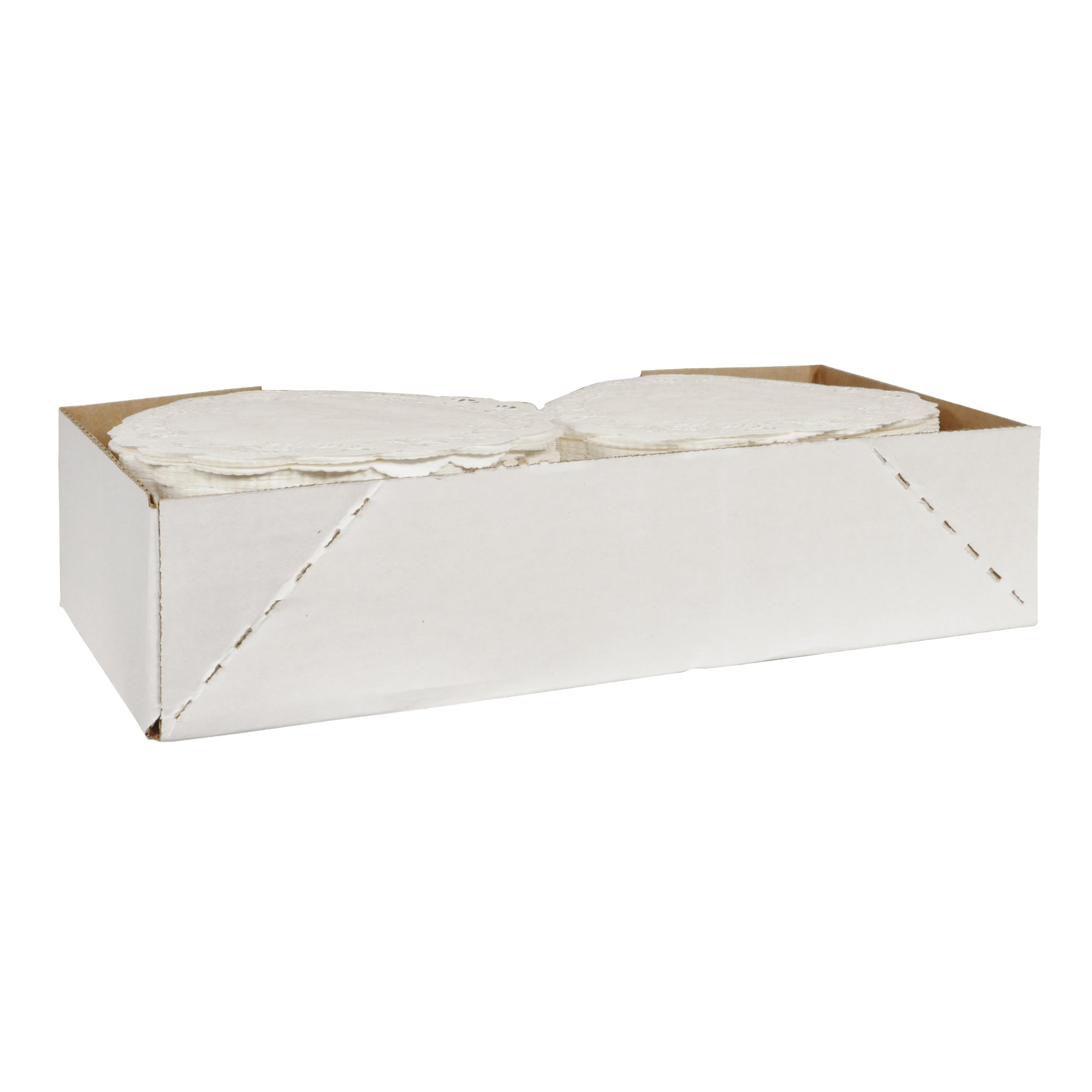 Doily Paper White Round French Lace 1000 Each - 1 Per Case.