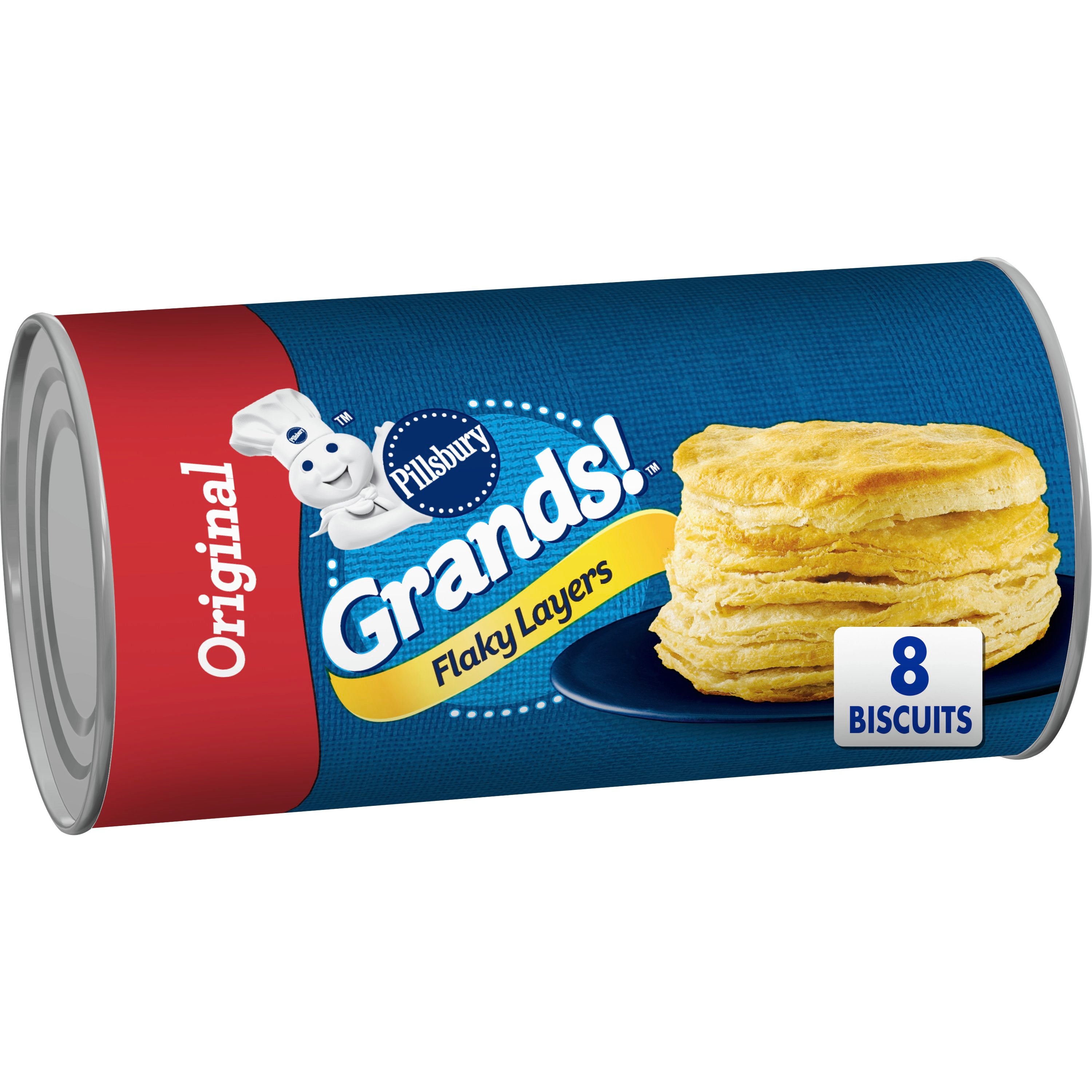 Pillsbury Biscuit Grands Flaky 16.3 Ounce Size - 12 Per Case.