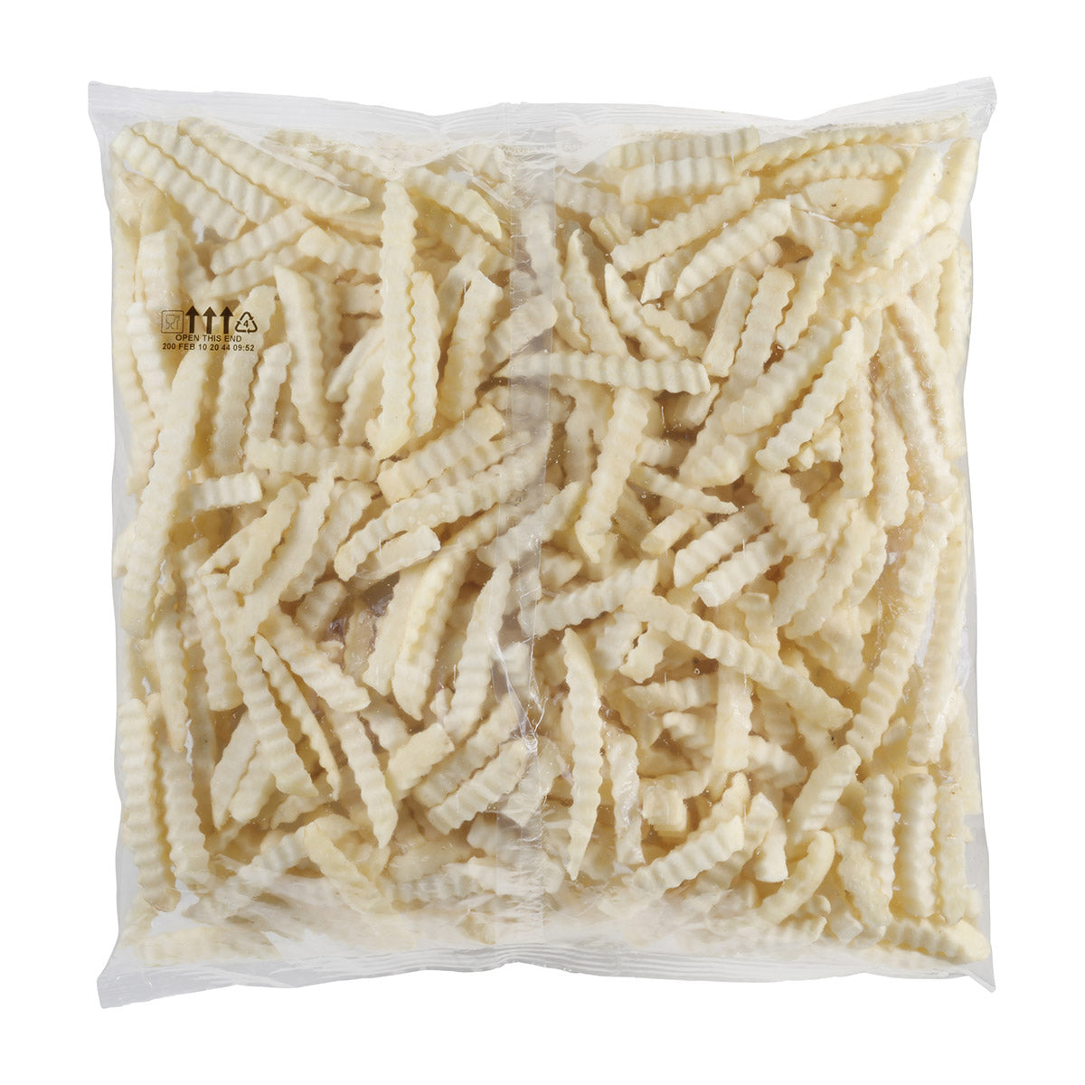 Simplot Classic Fries 6" Premium Crinkle Cut Fries 4.5 Pound Each - 6 Per Case.