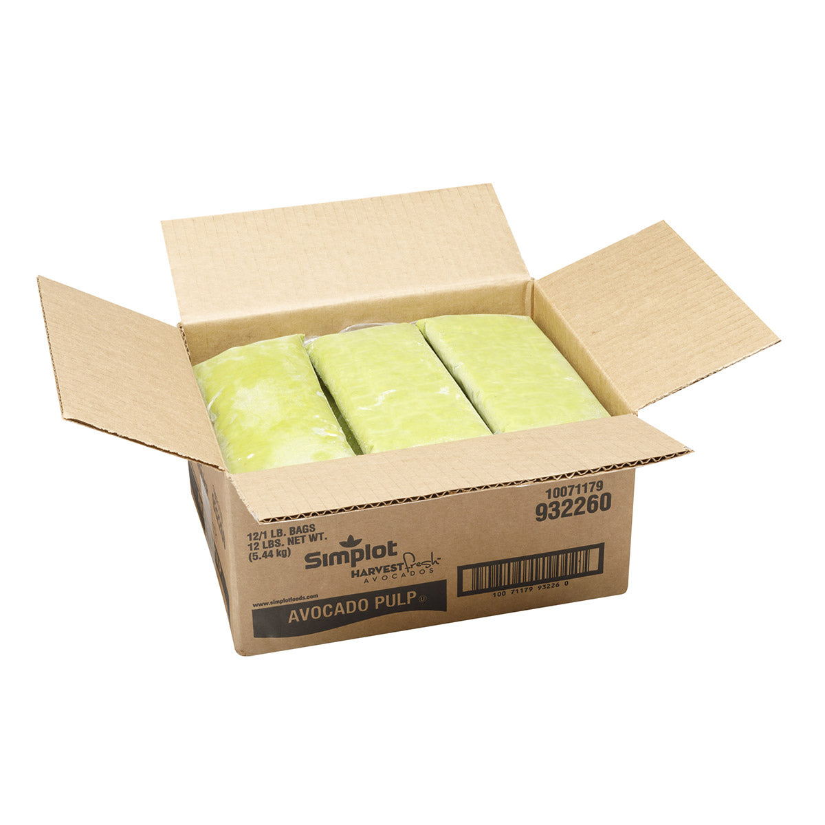 Simplot Harvest Fresh Avocados Avocado Pulpfrozen 1 Pound Each - 12 Per Case.