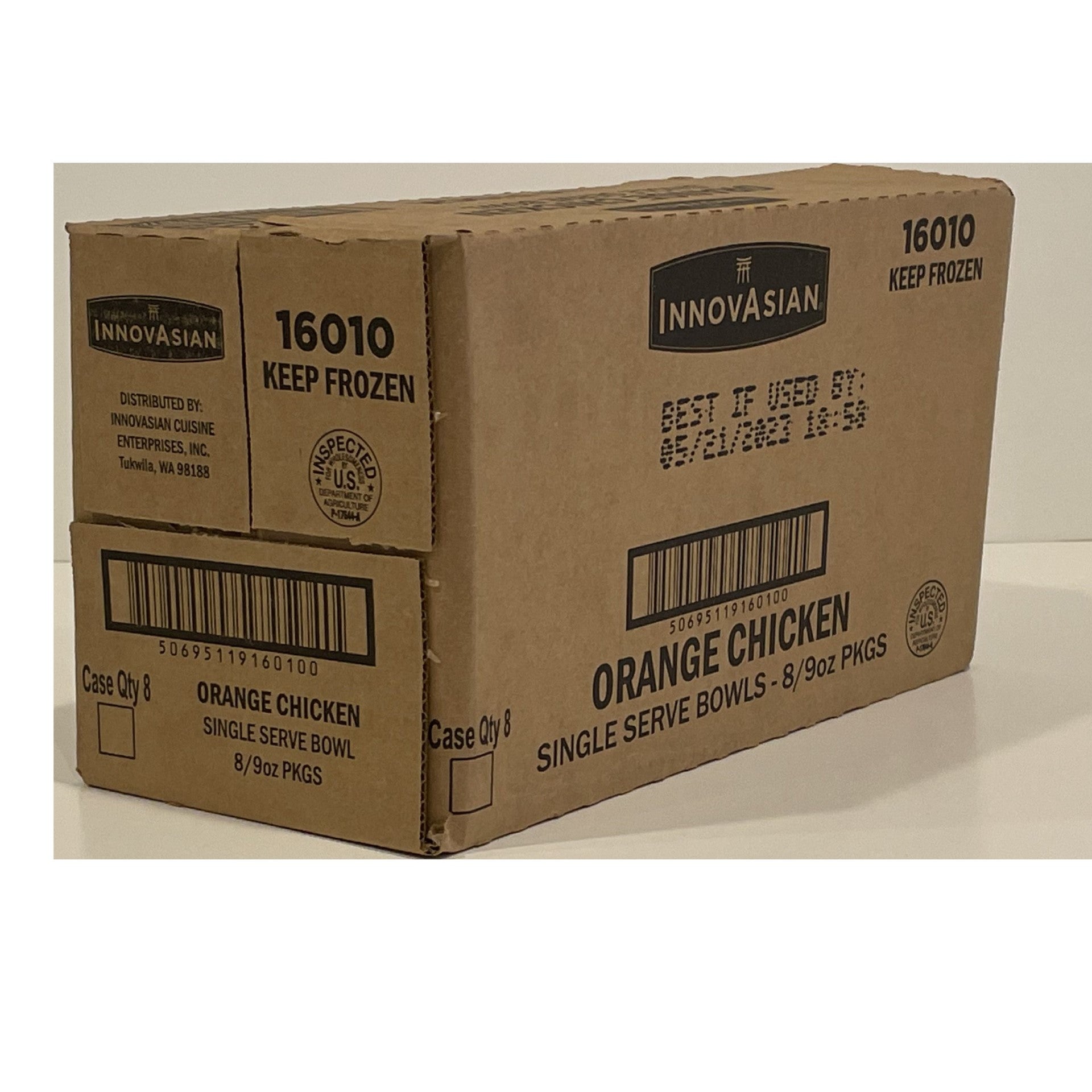 Innovasian Cuisine Orange Chicken 9 Ounce Size - 8 Per Case.