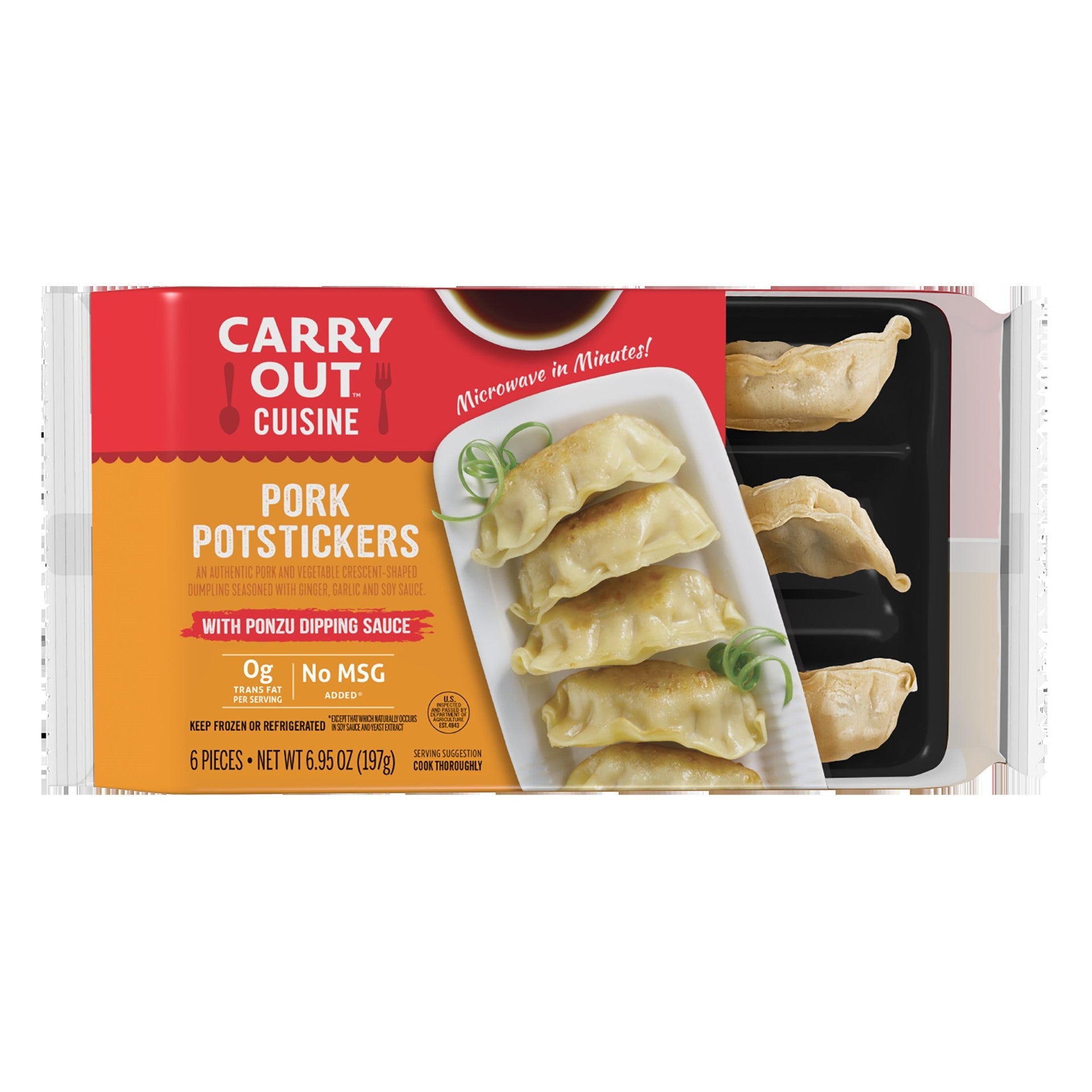 Pork Potsticker 6.95 Ounce Size - 6 Per Case.