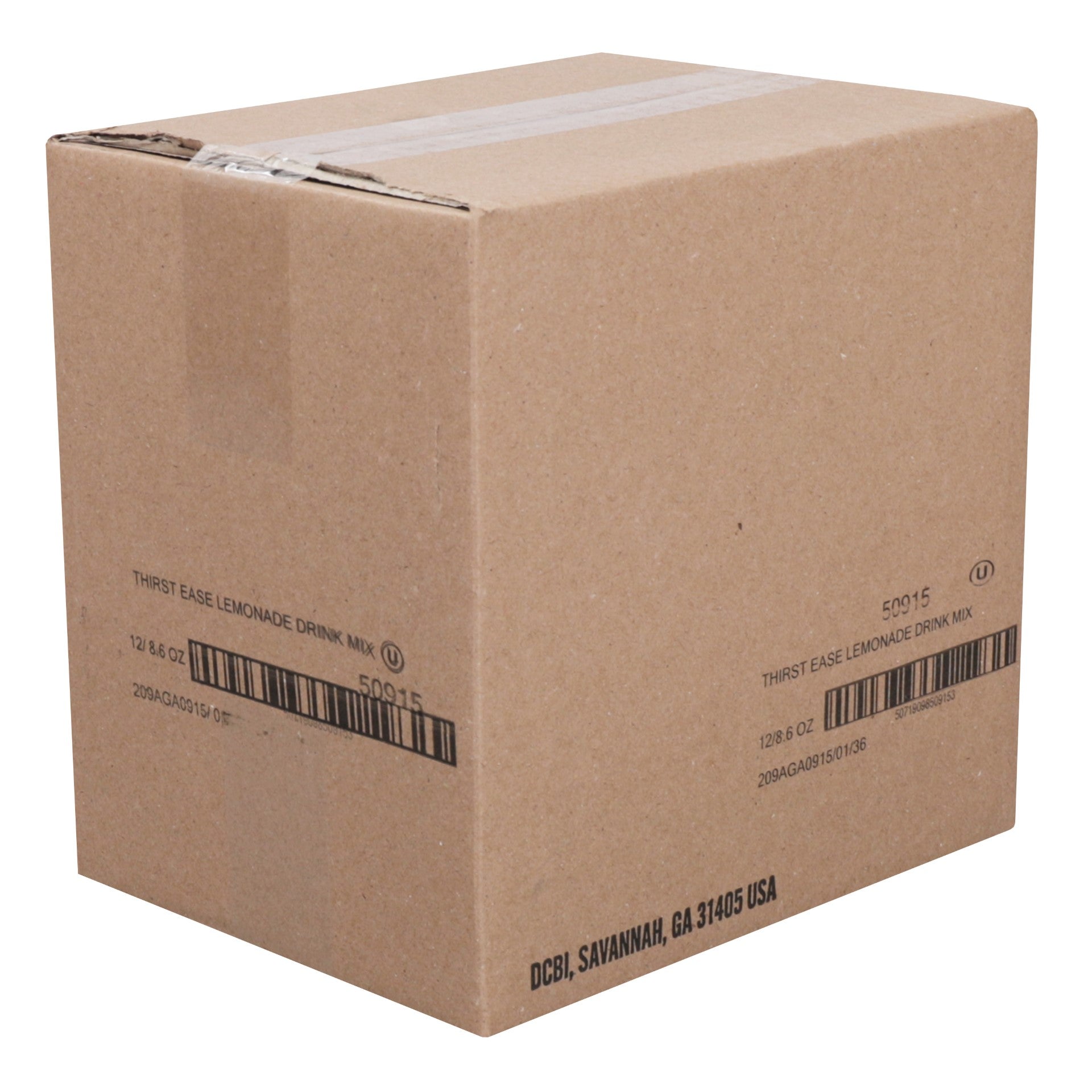 Thirst Ease Drink Mix Lemonade 8.6 Ounce Size - 12 Per Case.