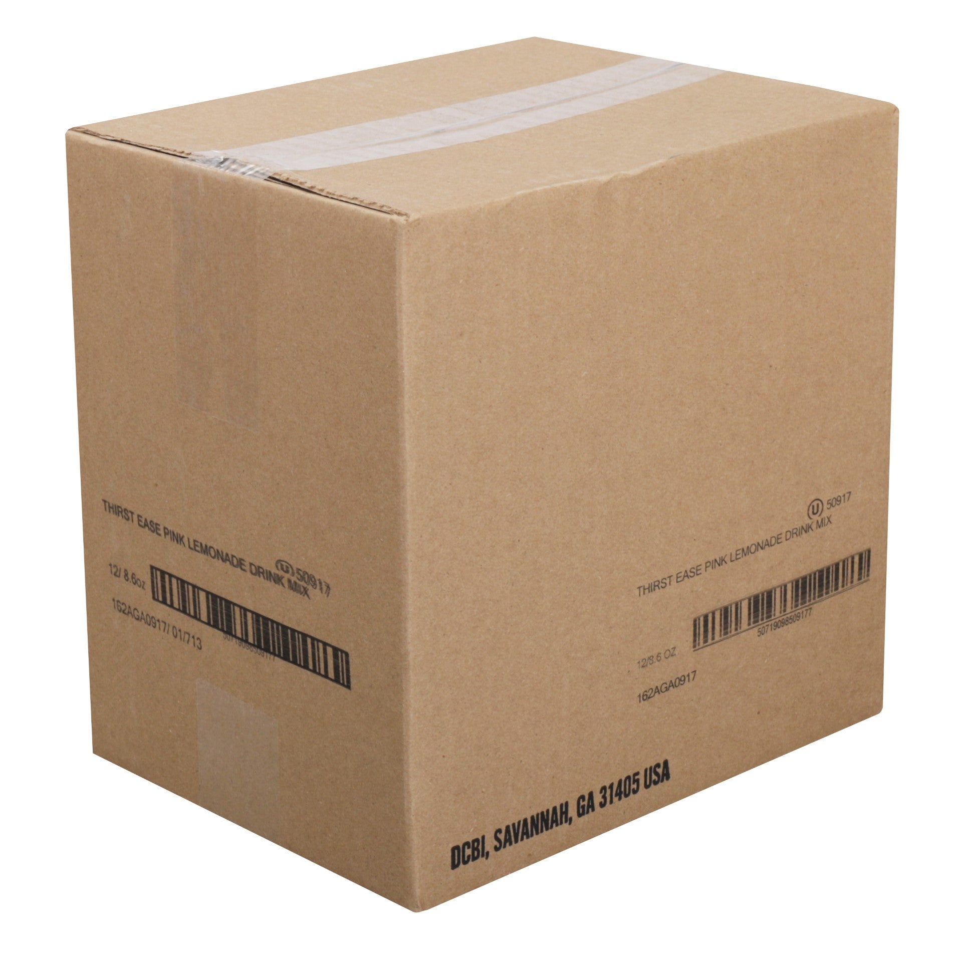 Thirst Ease Drink Mix Pink Lemonade 8.6 Ounce Size - 12 Per Case.