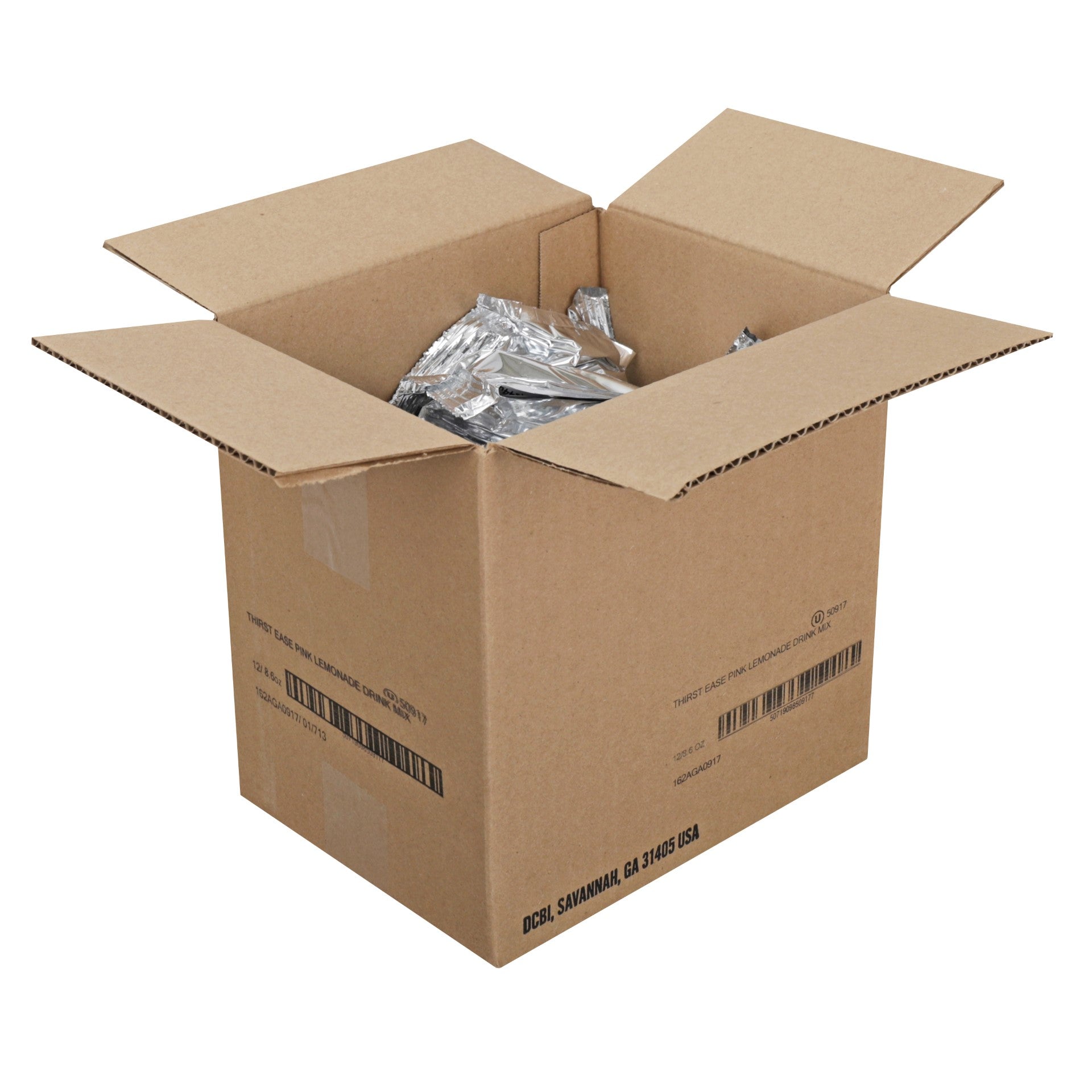 Thirst Ease Drink Mix Pink Lemonade 8.6 Ounce Size - 12 Per Case.