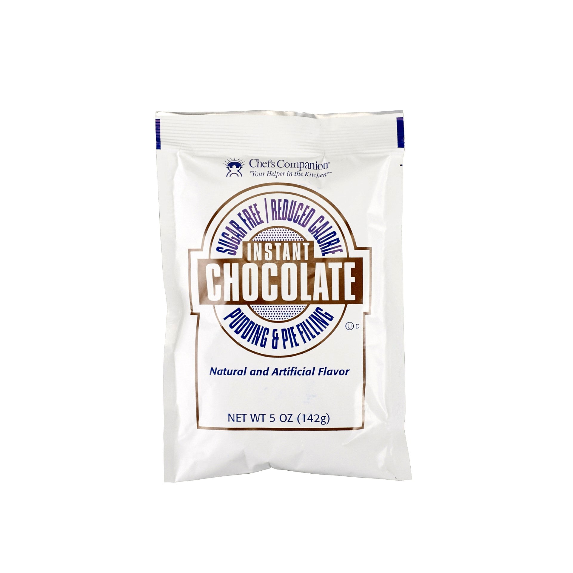 Chefs Companion Pudding Reduced Calories Sugar Free Chocolate 5 Ounce Size - 12 Per Case.