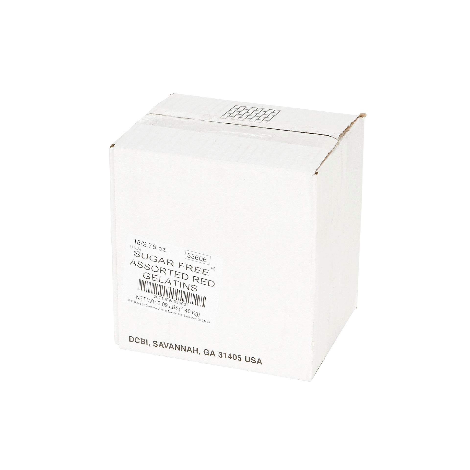 Chefs Companion Gelatin Red Assorted Sugar Free 2.75 Ounce Size - 18 Per Case.