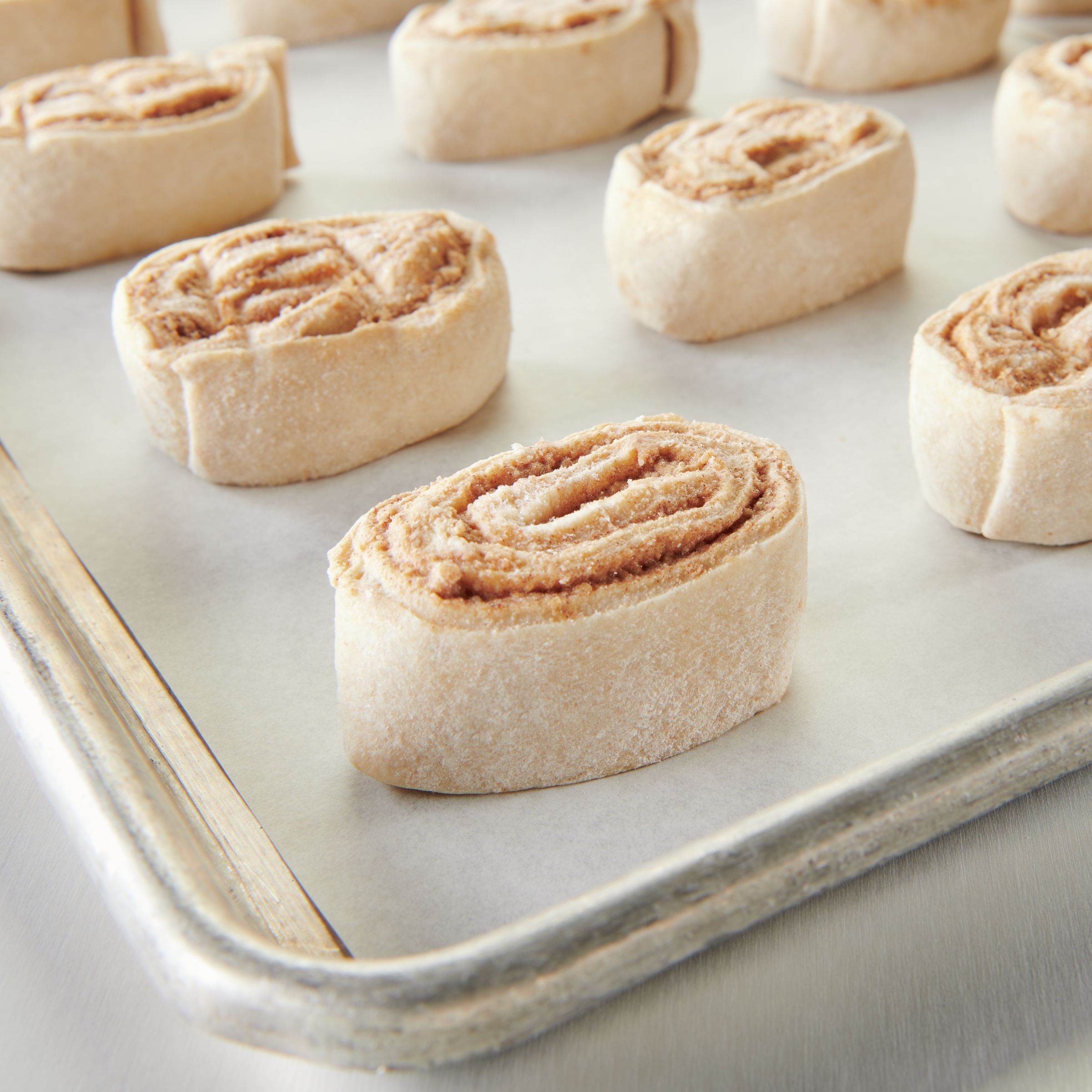Pillsbury™ Freezer To Oven Whole Grain Frozen Cinnamon Roll Dough 16.88 Pound Each - 1 Per Case.
