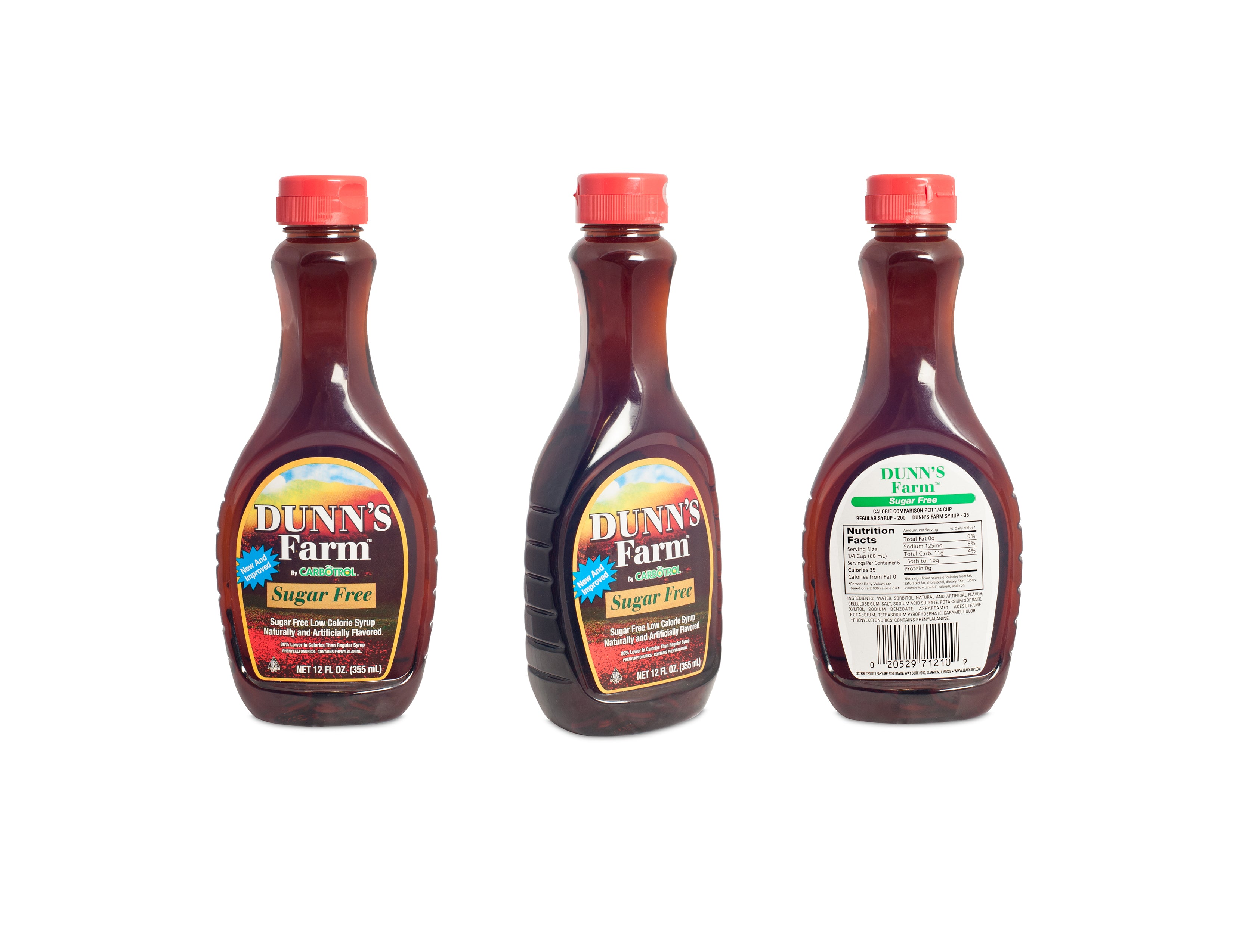 Sugar Free Syrup 12 Ounce Size - 12 Per Case.
