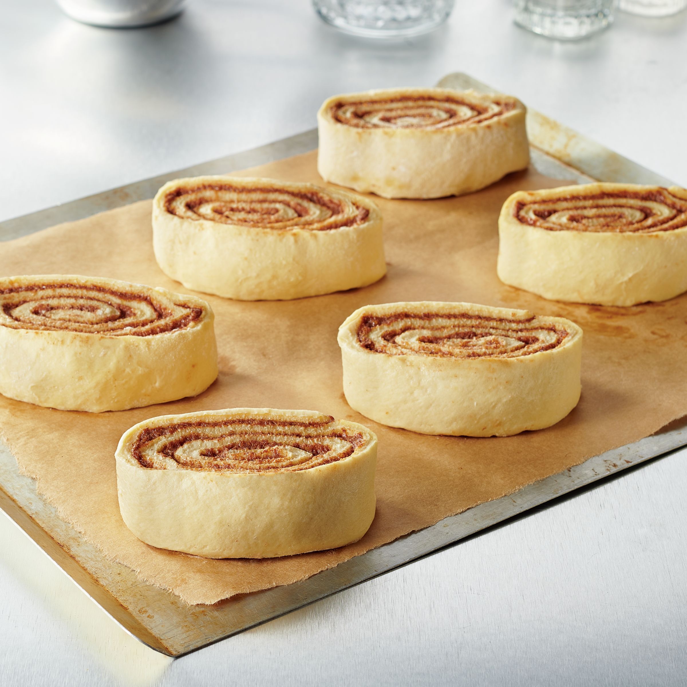 Pillsbury Plus™ Frozen Cinnamon Roll Dough 25.31 Pound Each - 1 Per Case.