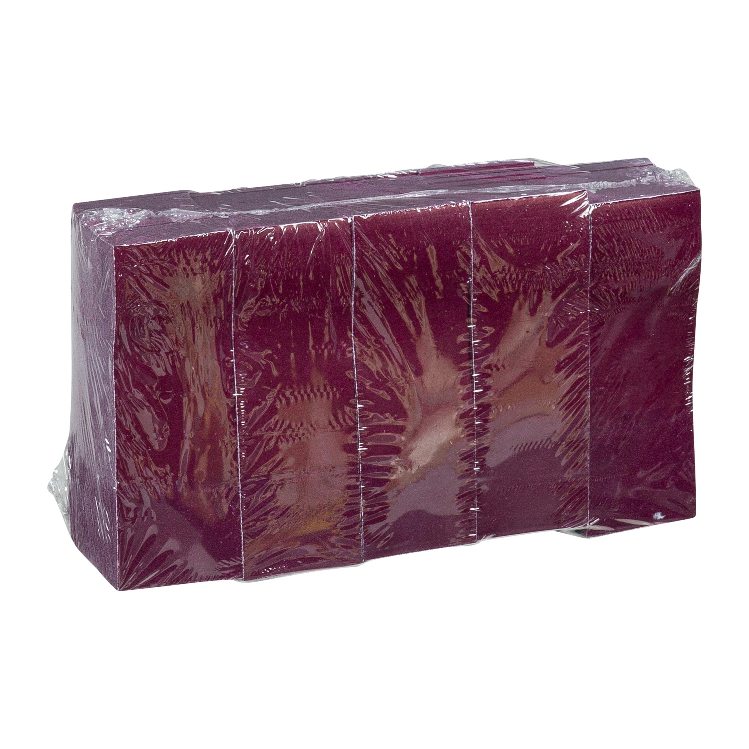Band Napkin Flat Burgundy Paper Shrink Wrapped 2500 Each - 4 Per Case.