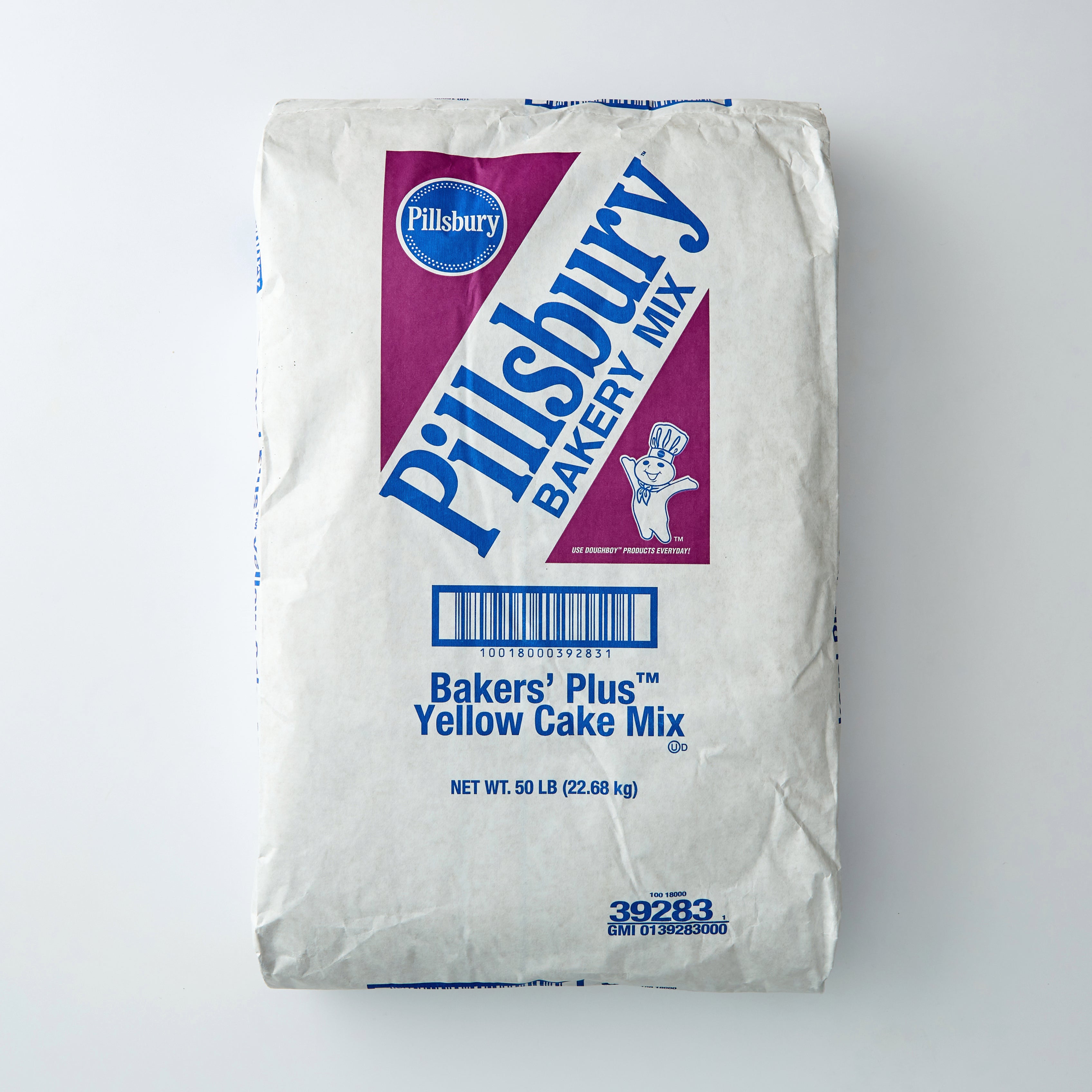 Pillsbury™ Bakers' Plus™ Cake Mix Yellow 50 Pound Each - 1 Per Case.