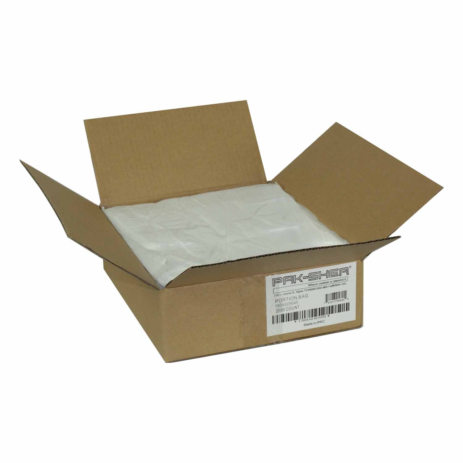 Pak Sher Food Storage Bag 2000 Each - 1 Per Case.