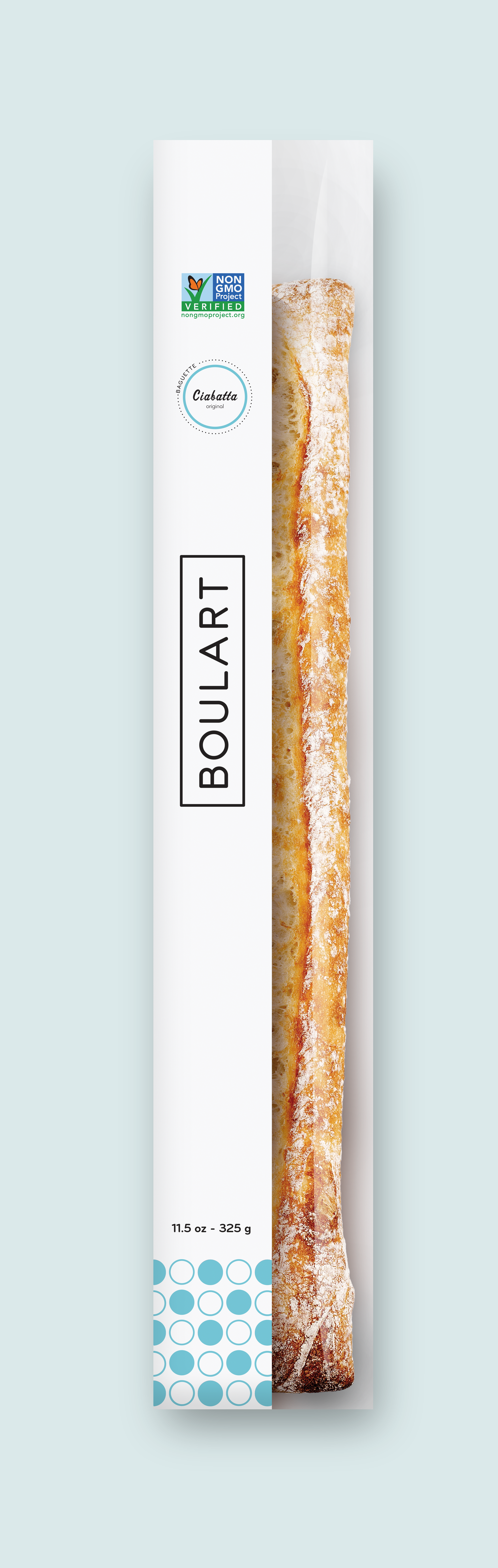 Ciabatta Baguette Original (With Bags) 11.5 Ounce Size - 18 Per Case.