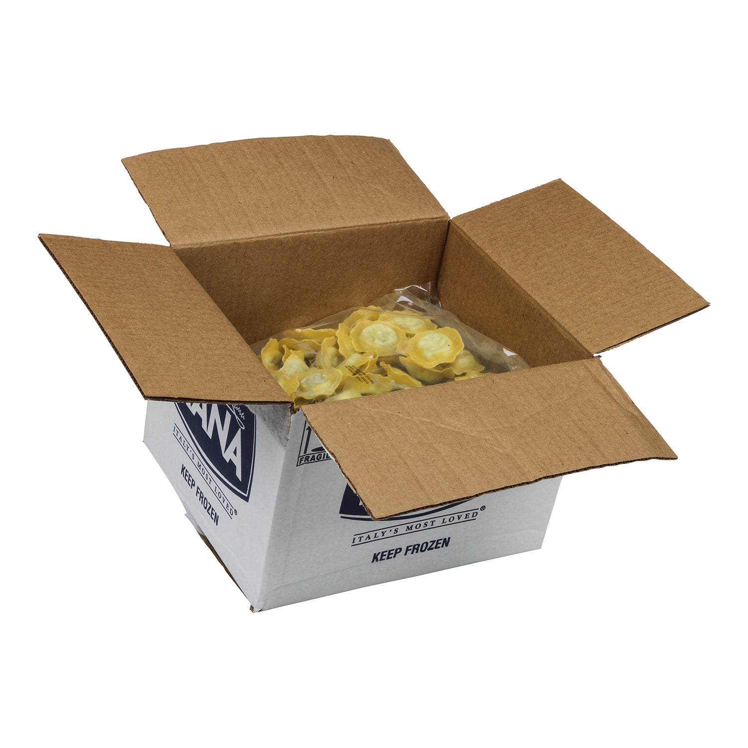 Fresh Frozen Mascarpone & Spinach Ravioli 3 Pound Each - 2 Per Case.