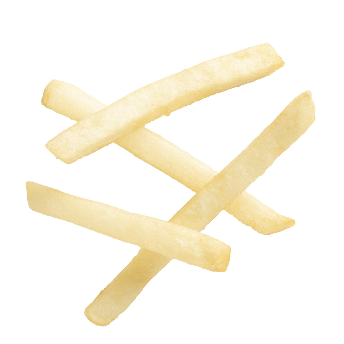 Simplot Conquest Delivery 8 Inch Clear Coatedstraight Cut Fries 5 Pound Each - 6 Per Case.