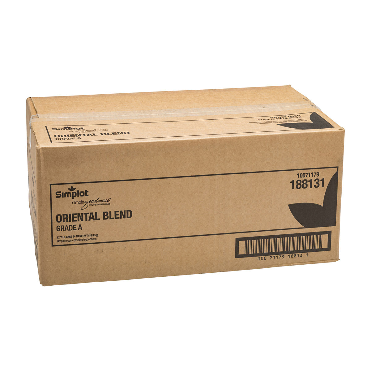 Simplot Simple Goodness Classic Vegetables Oriental Vegetable Blend 2 Pound Each - 12 Per Case.