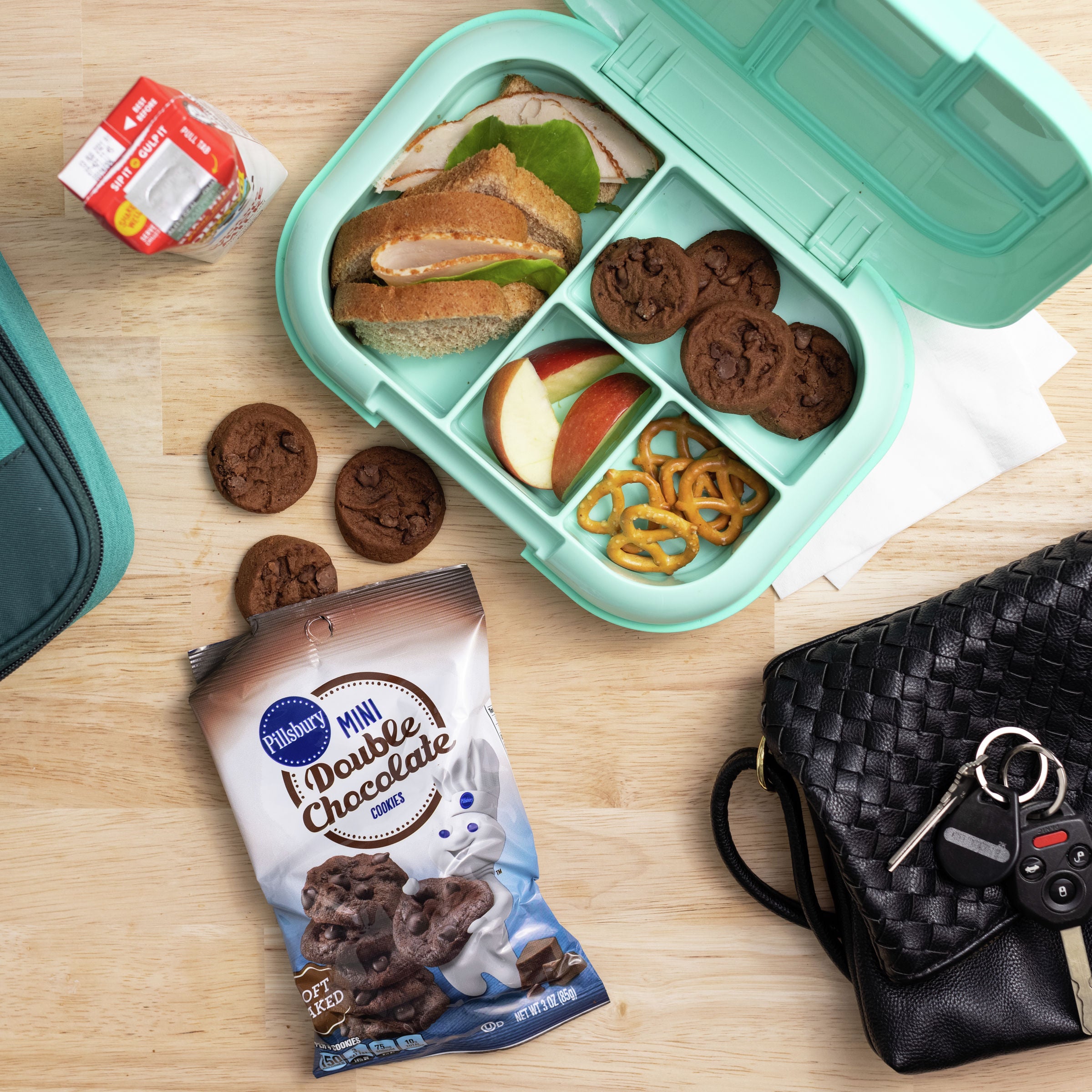 Pillsbury™ Soft Baked Cookies Mini Doublechocolate 18 Ounce Size - 9 Per Case.