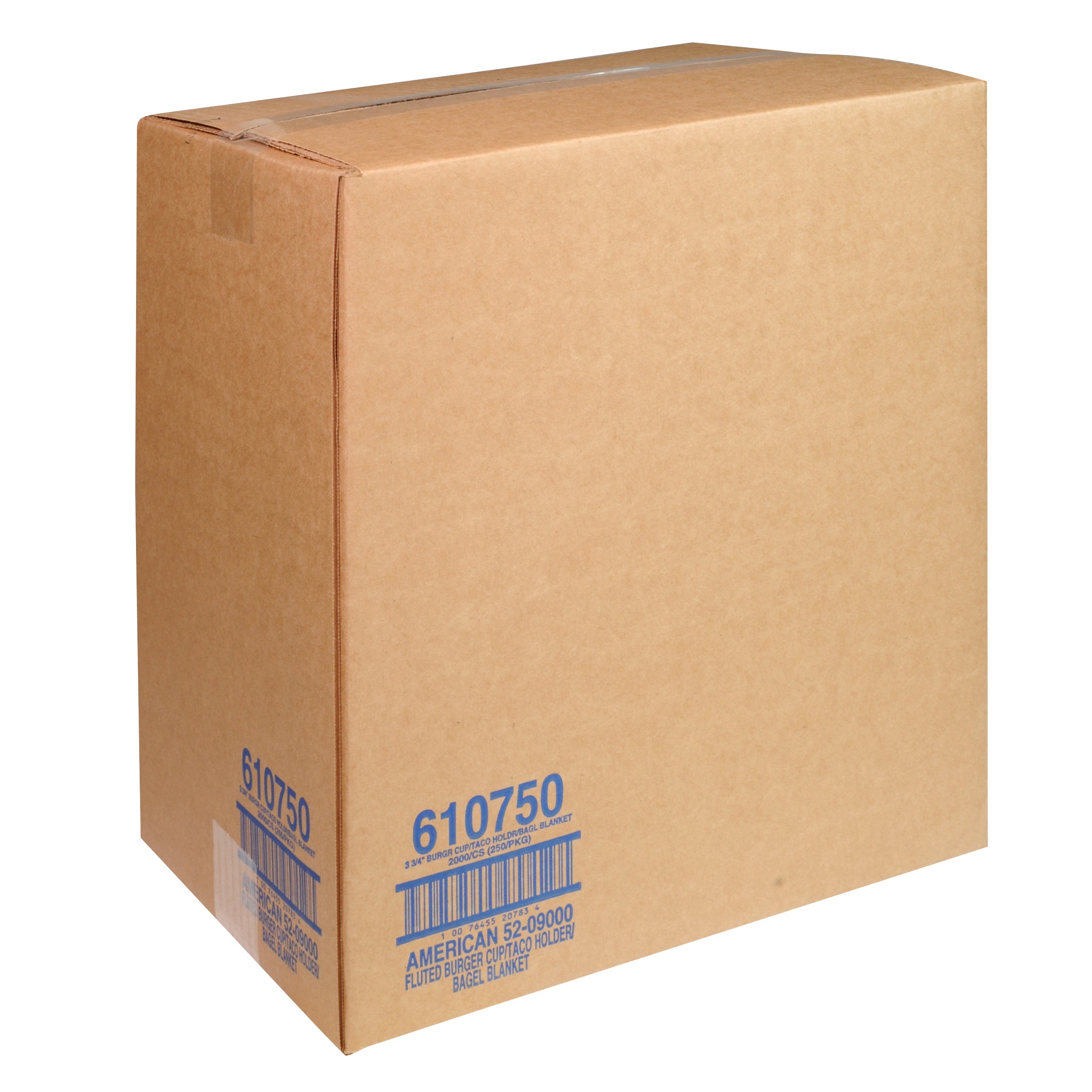 Fluted Burger Cuptaco Holderbagel Blanketwhite Paper 250 Each - 8 Per Case.