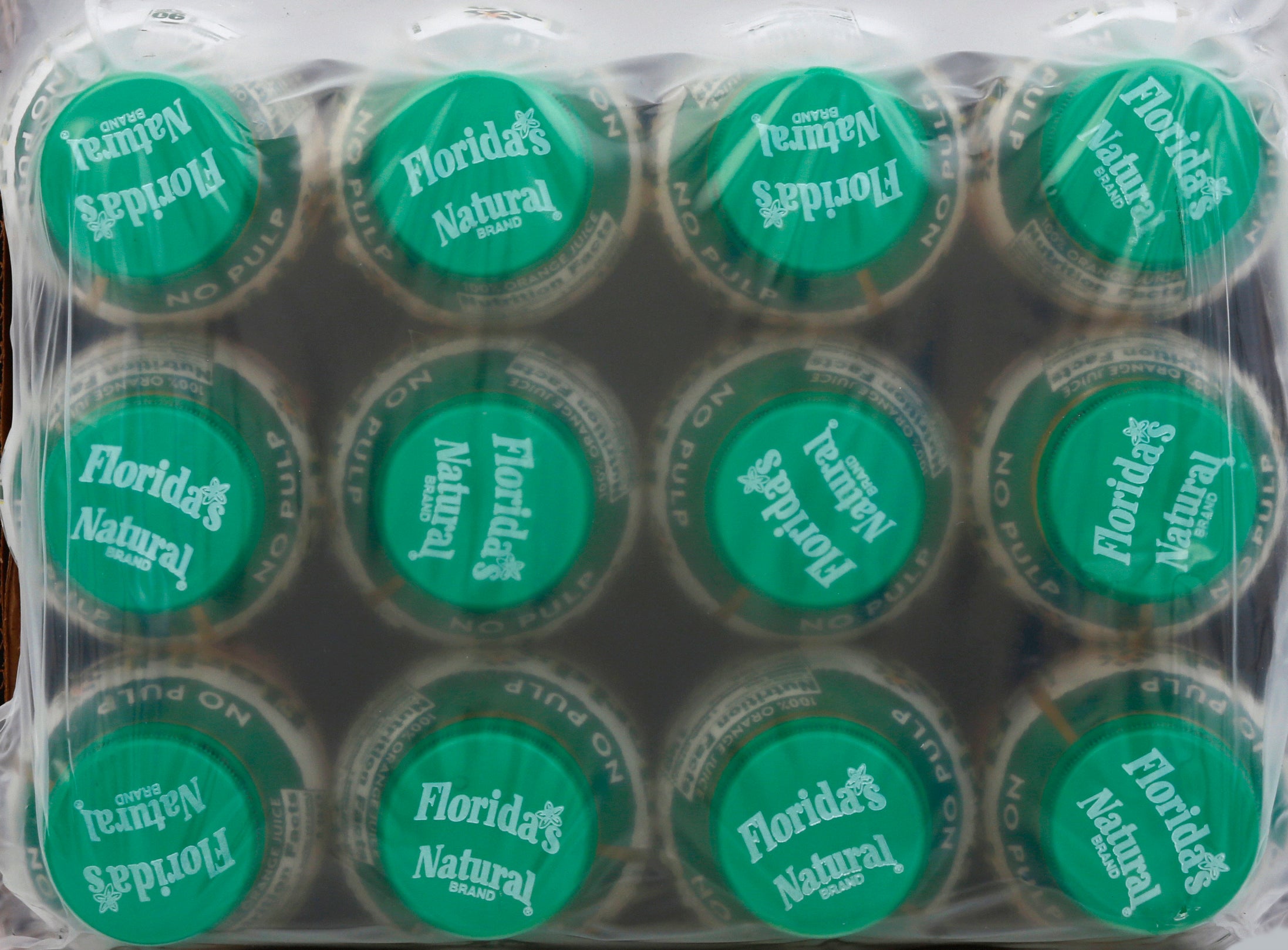 Florida's Natural Premium Not From Concentrate Refrigerated Orange Juice 14 Fluid Ounce - 12 Per Case.