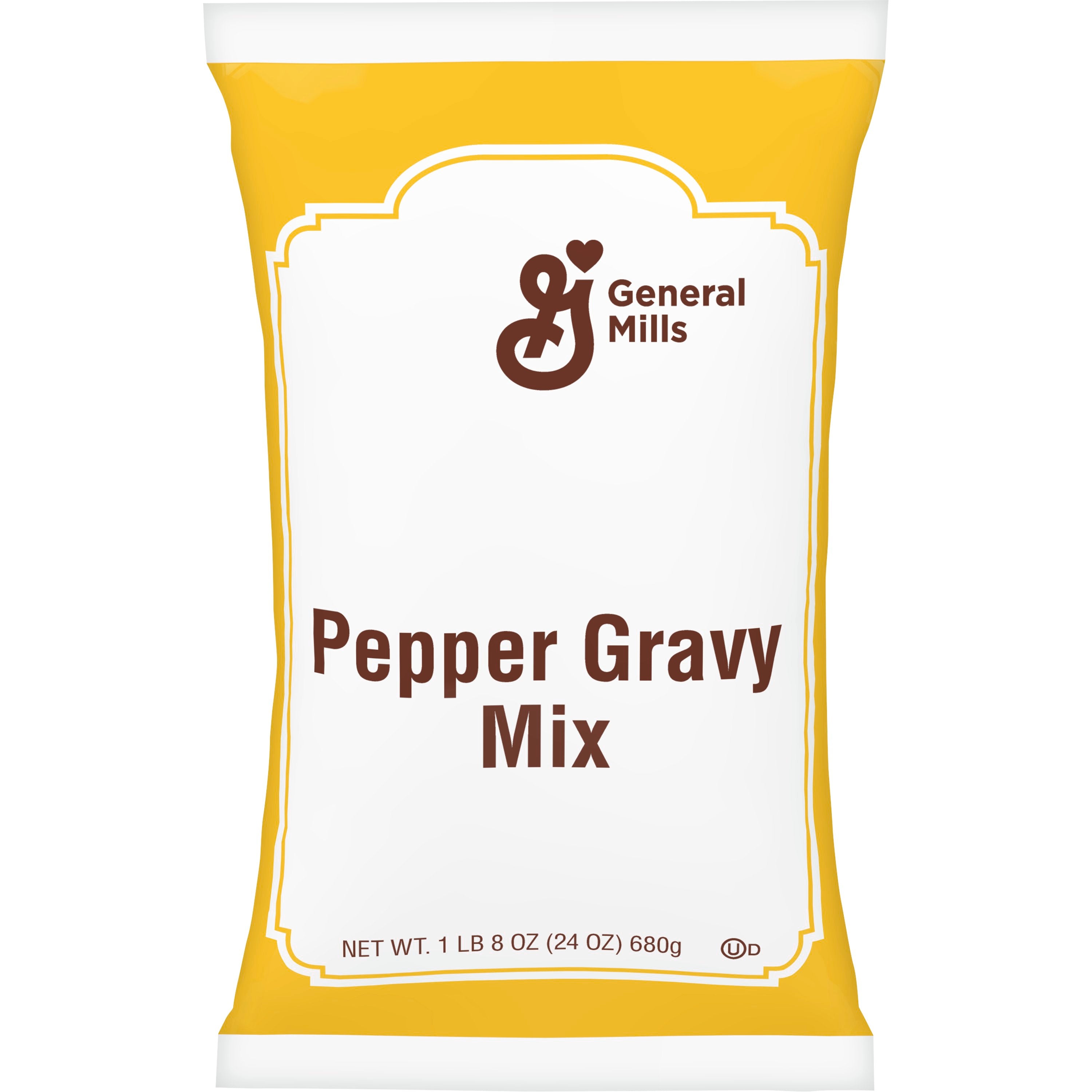 General Mills Gravy Mix Pepper 1.5 Pound Each - 6 Per Case.