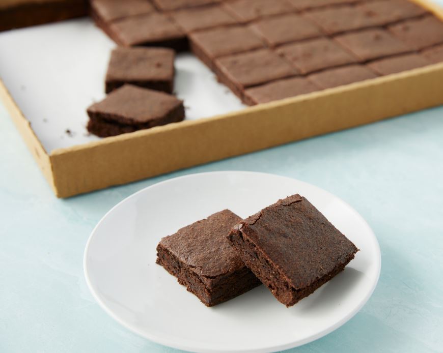Cookietree Gourmet Chocolate Brownie Individually Wrapped Thaw & Serve 3 Ounce Size - 36 Per Case.
