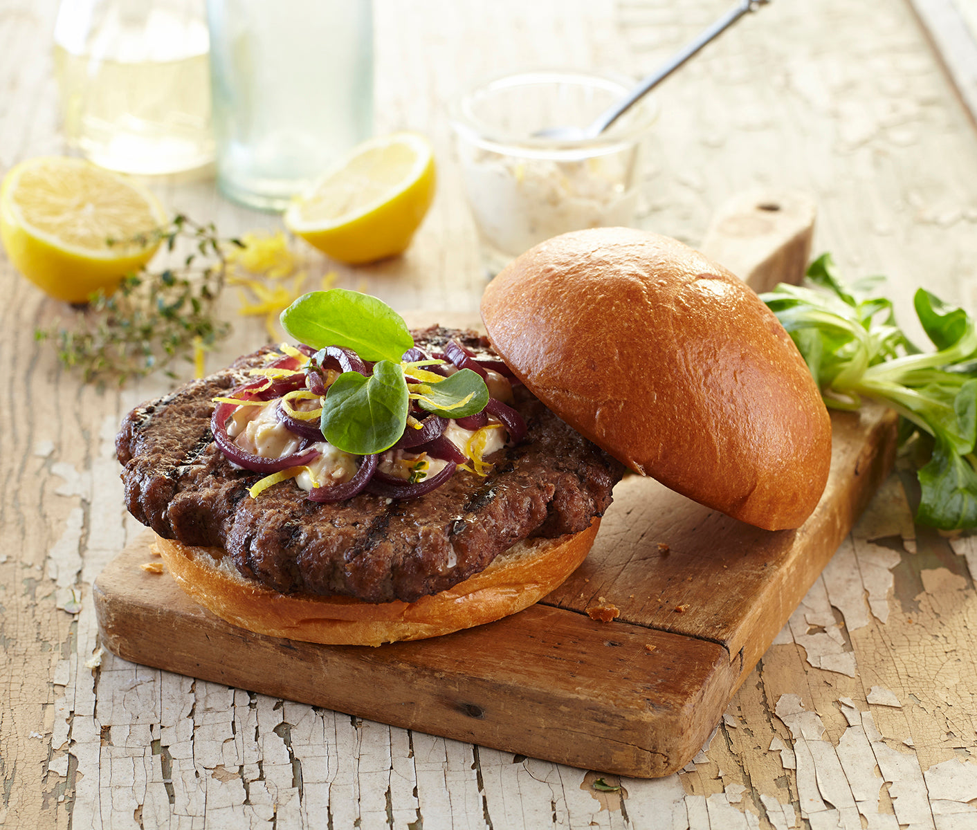 Beef Patties 5.33 Ounce Size - 30 Per Case.