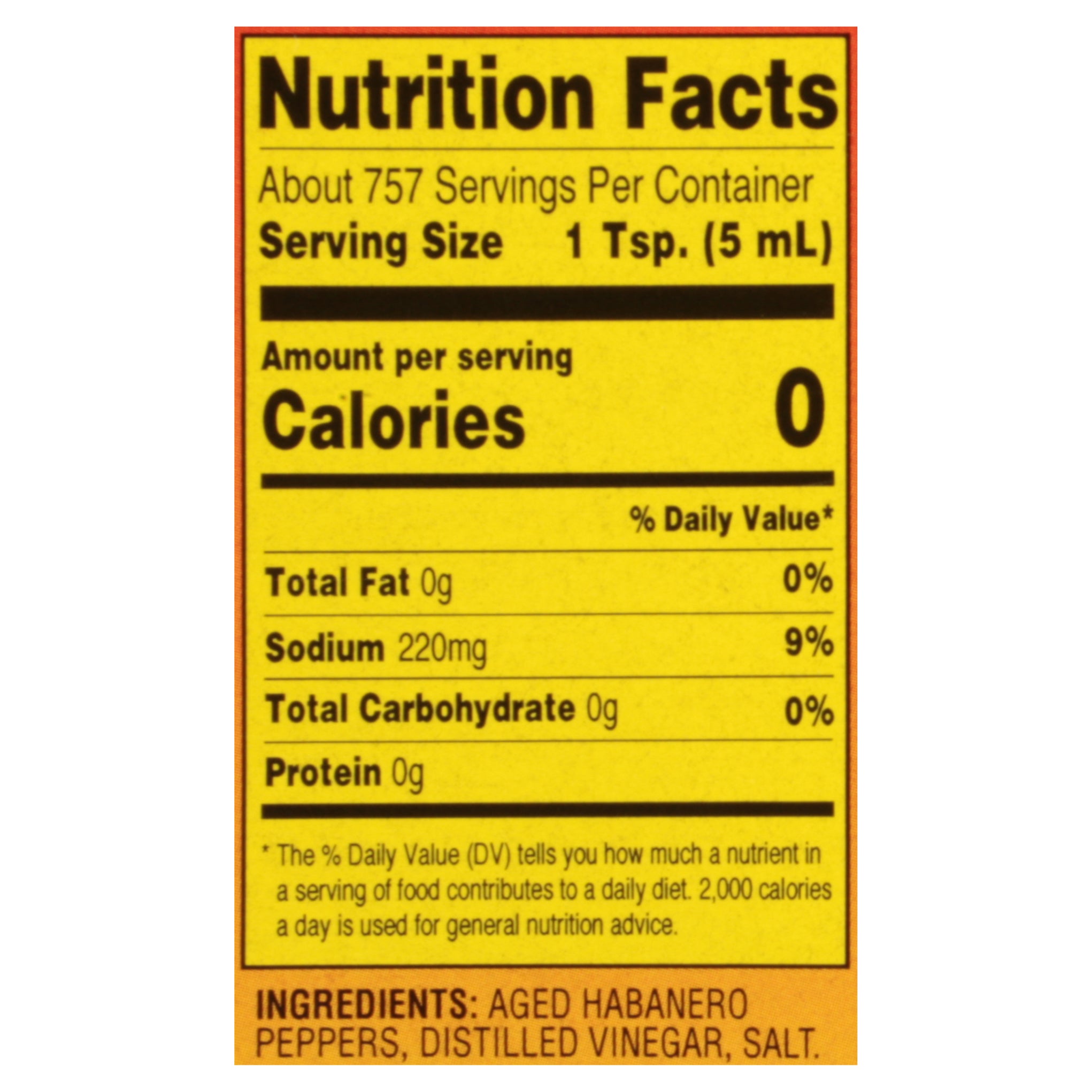 Louisiana Hot Sauce Louis Habanero 1 Gallon - 4 Per Case.