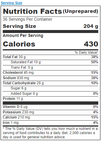 Stouffer's Penne Alfredo 4 64 Pouch 16.01 Pound Each - 1 Per Case.