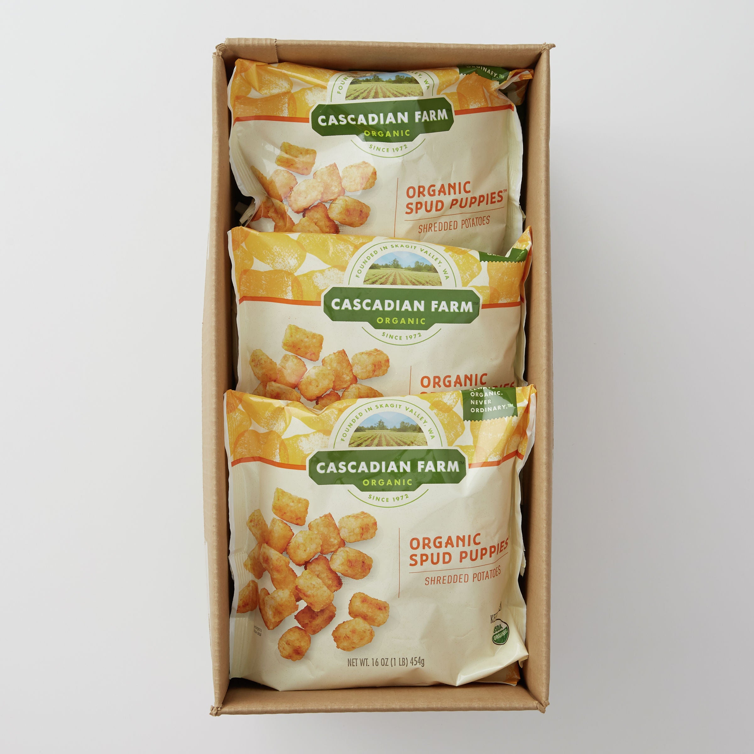 Cascadian Farm™ Organic Frozen Vegetablesspud Puppies Potatoes 16 Ounce Size - 12 Per Case.