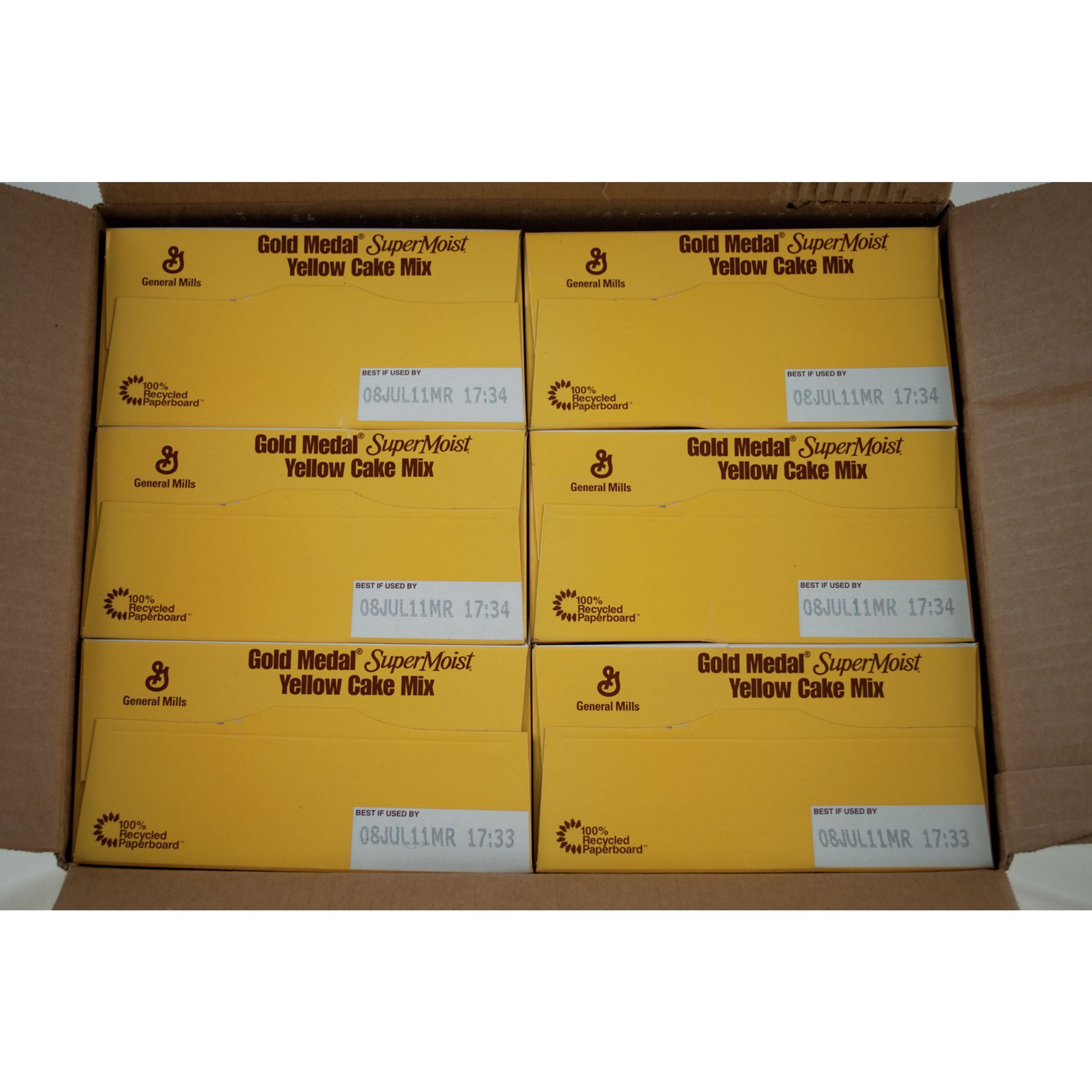 Gold Medal™ Cake Mix Super Moist™ Yellow 4.5 Pound Each - 6 Per Case.