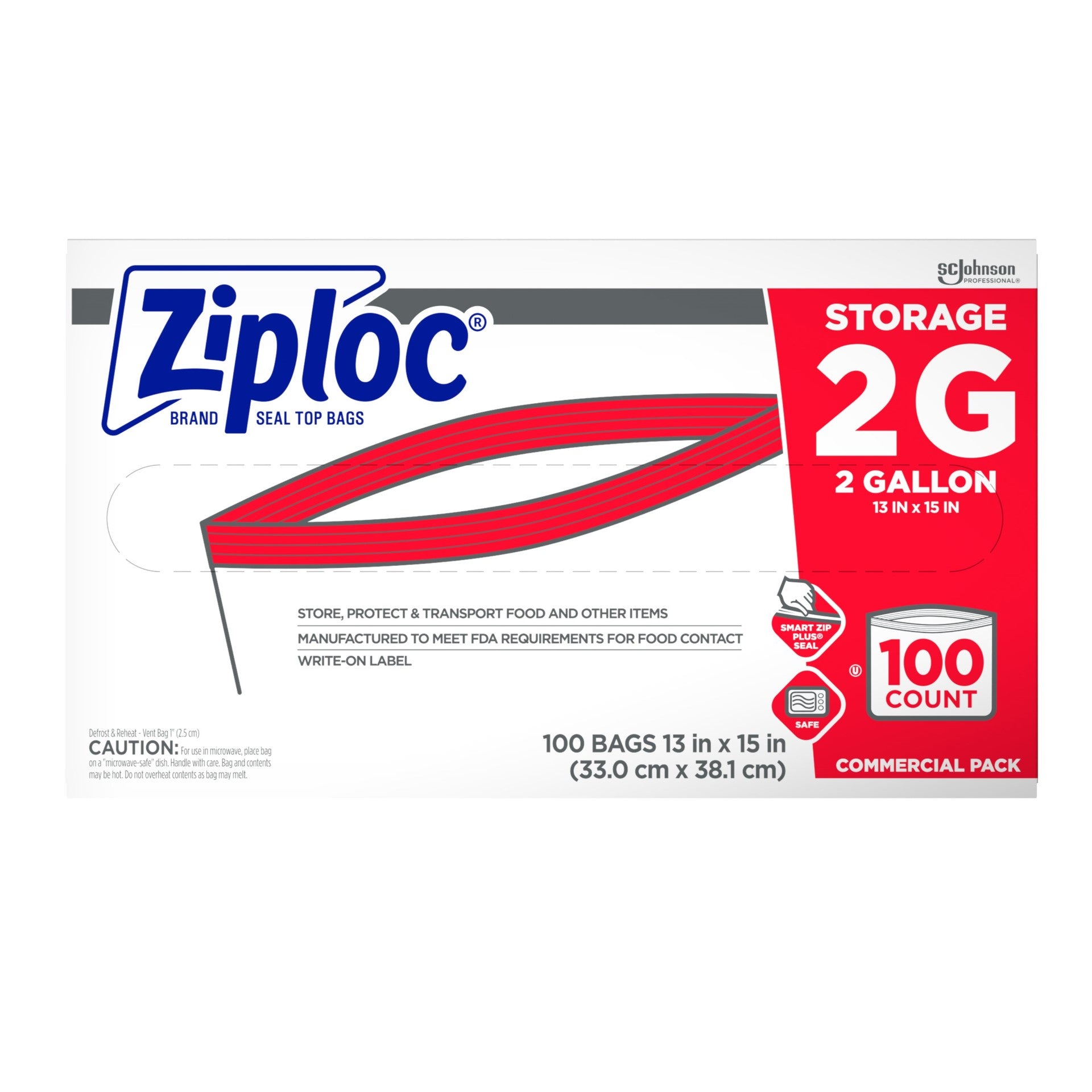 Storage Bag Two 100 Count Packs - 1 Per Case.